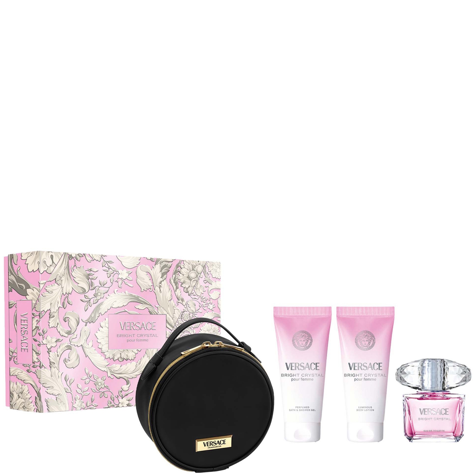 Versace Bright Crystal Eau De Toilette 90ml Set