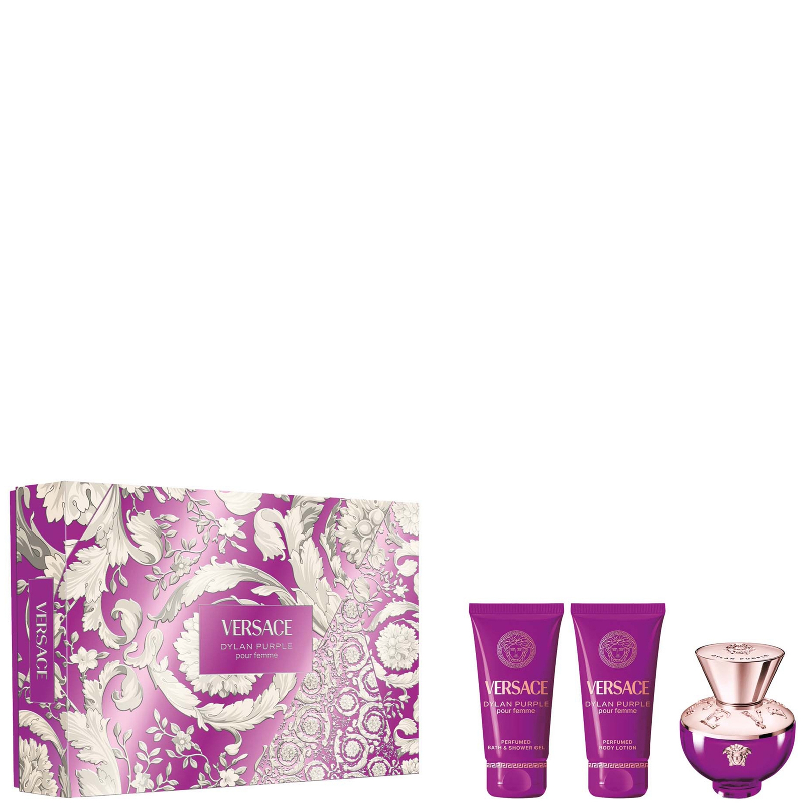 Versace Dylan Purple Eau De Parfum 50ml Set