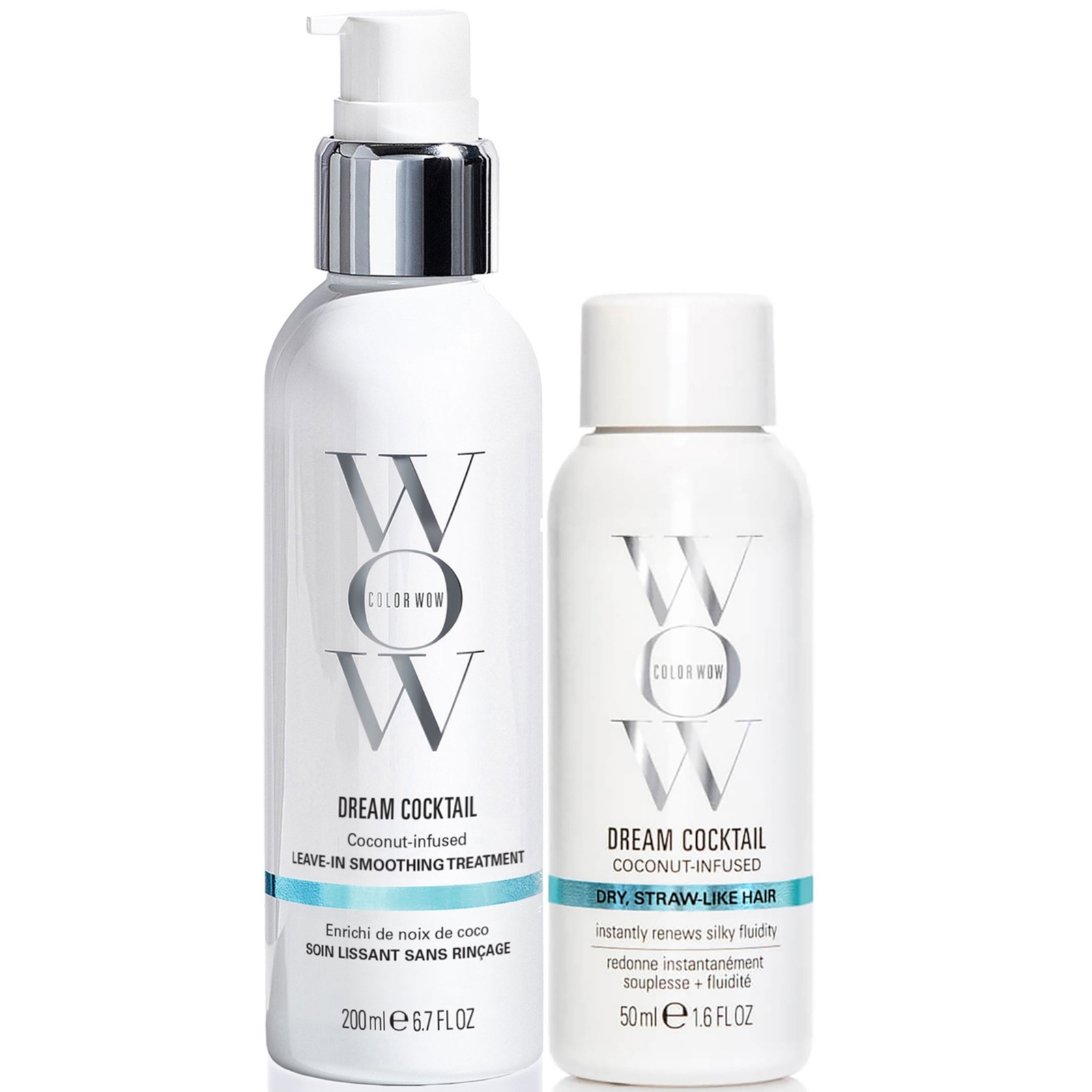 Color Wow Dream Cocktail Coconut-infused Leave-in Treatment Duo