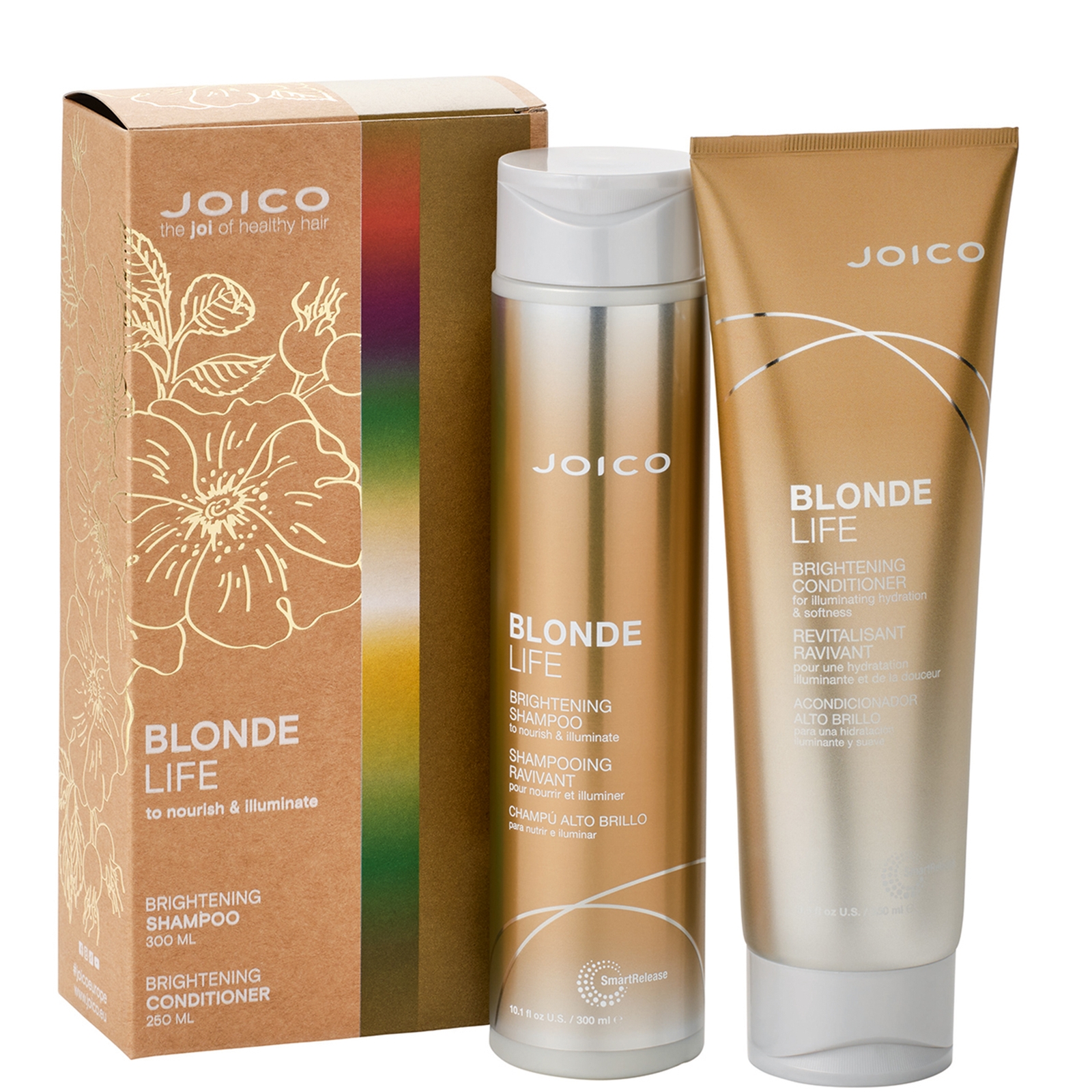 Joico Blonde Life Gift Set Shampoo 300ml & Conditioner 250ml (worth £46)