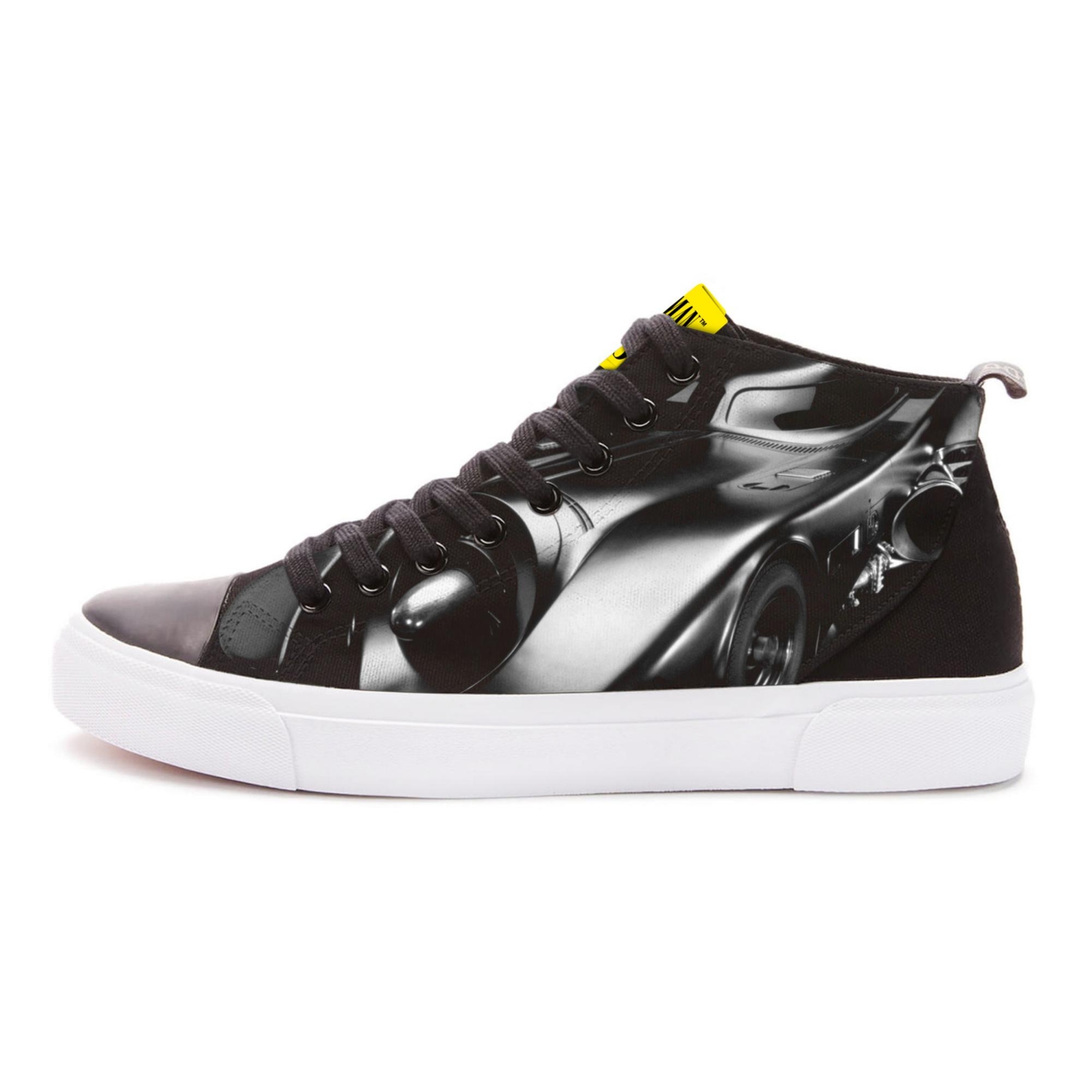 Akedo x DC Comics Batman High Top - Black/White - UK 5 / EU 38 / US Men's 5.5 / US Women's 7