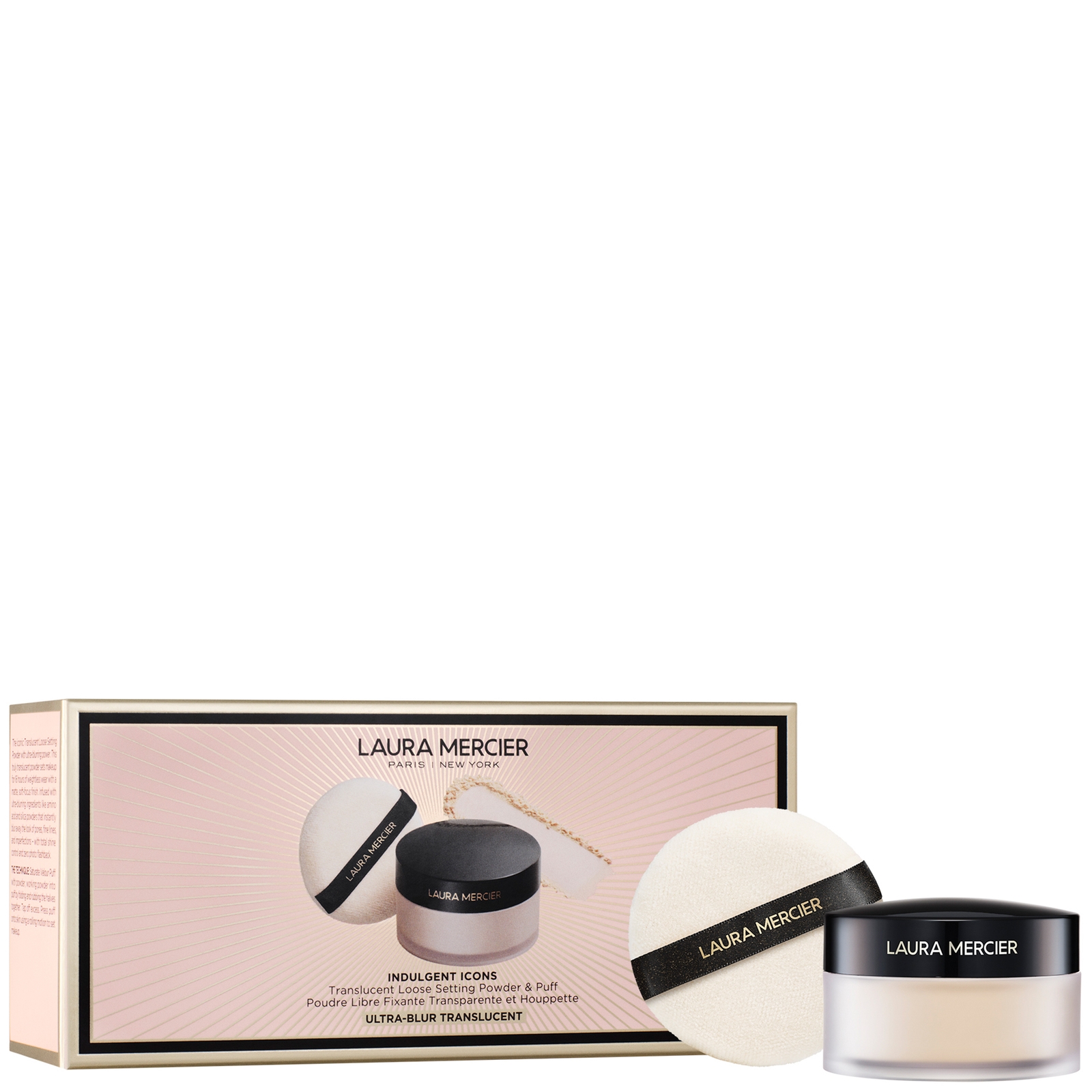 Laura Mercier Indulgent Icons Ultra-blur Translucent Loose Setting Powder + Puff - 20g (worth £61)