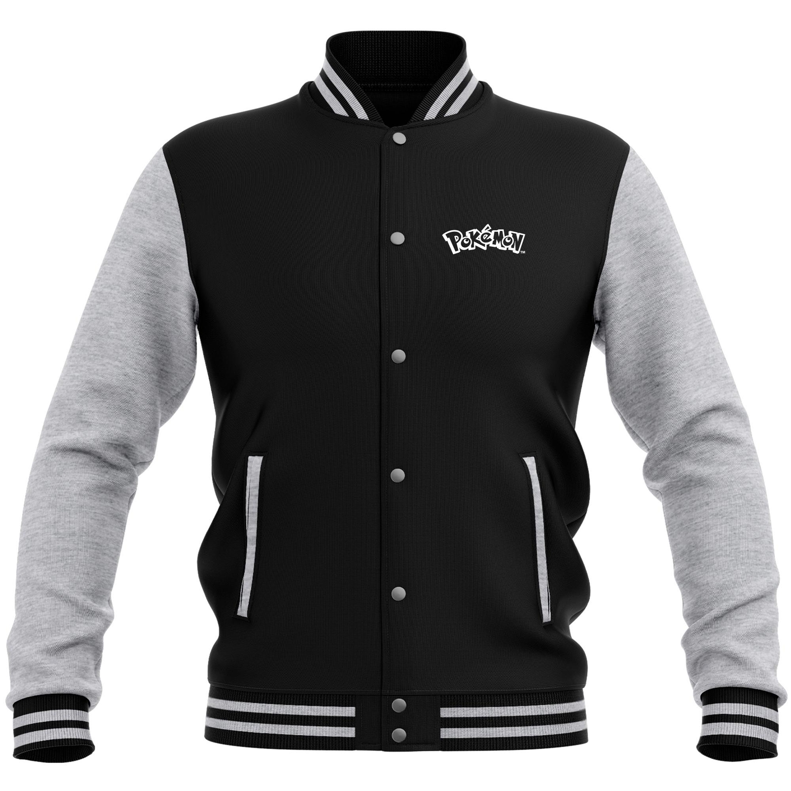 Pokémon Blastoise Unisex Varsity Jacket - Black/Grey - M