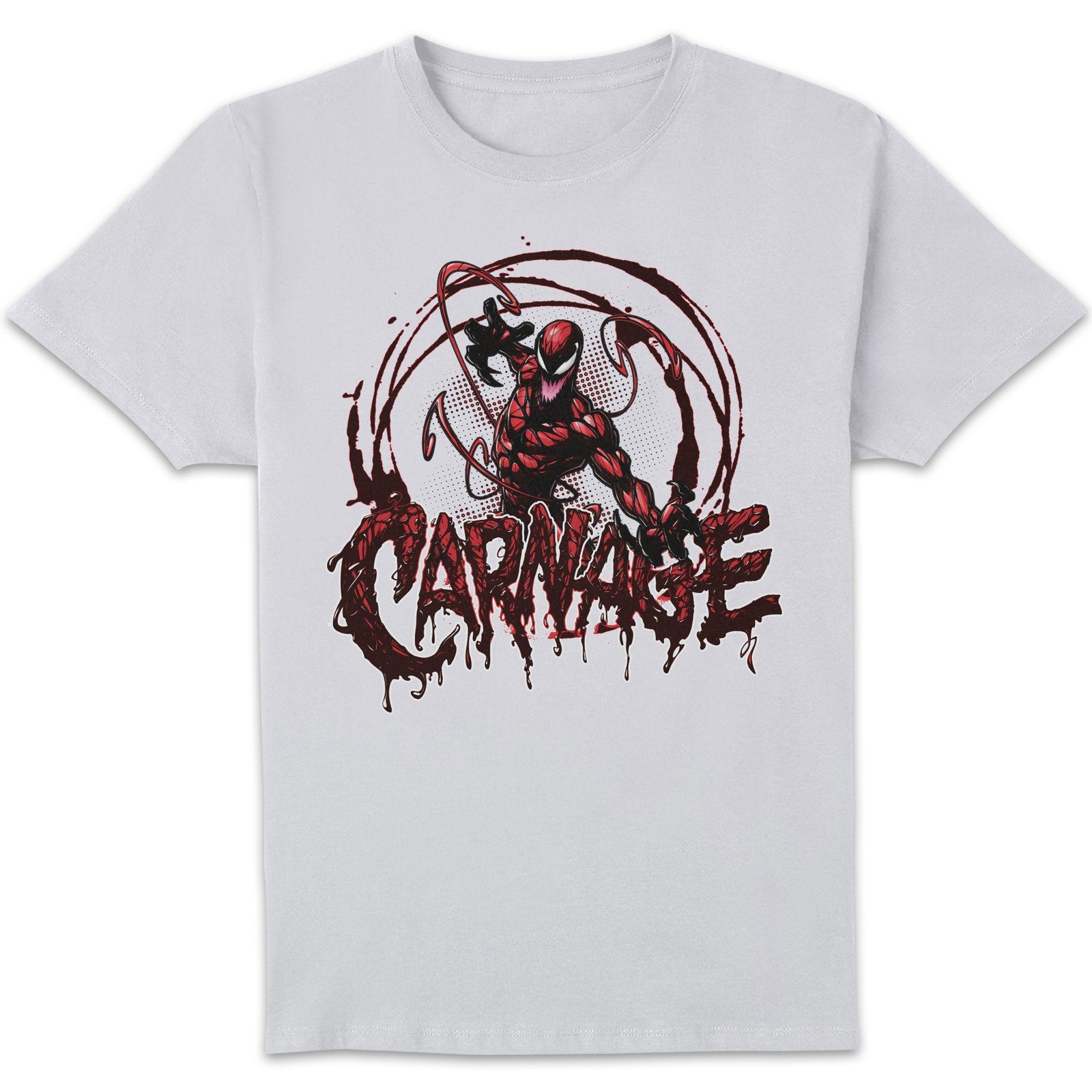 Marvel Carnage Unisex T-Shirt - White - 4XL