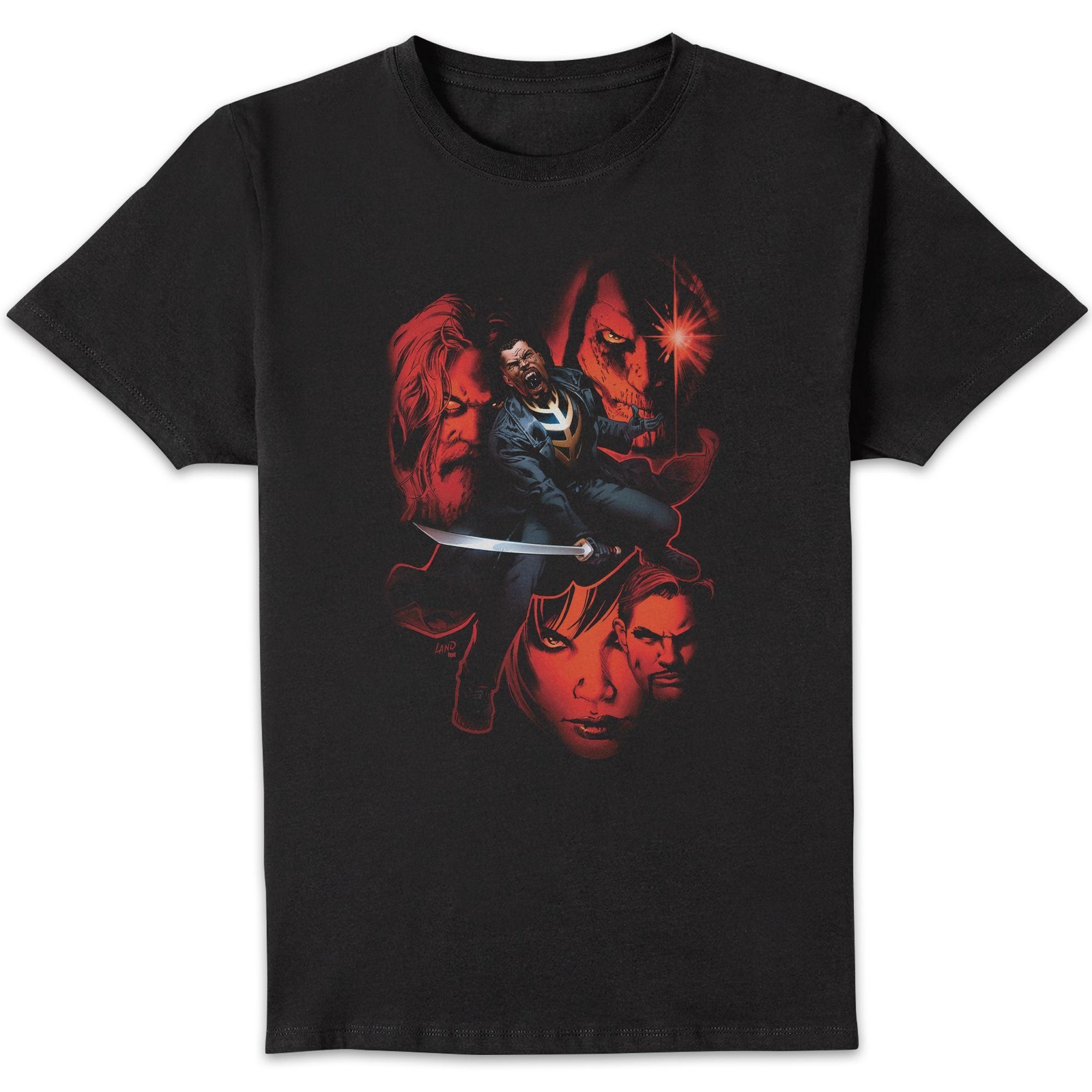 Marvel Blade Montage Unisex T-Shirt - Black - M