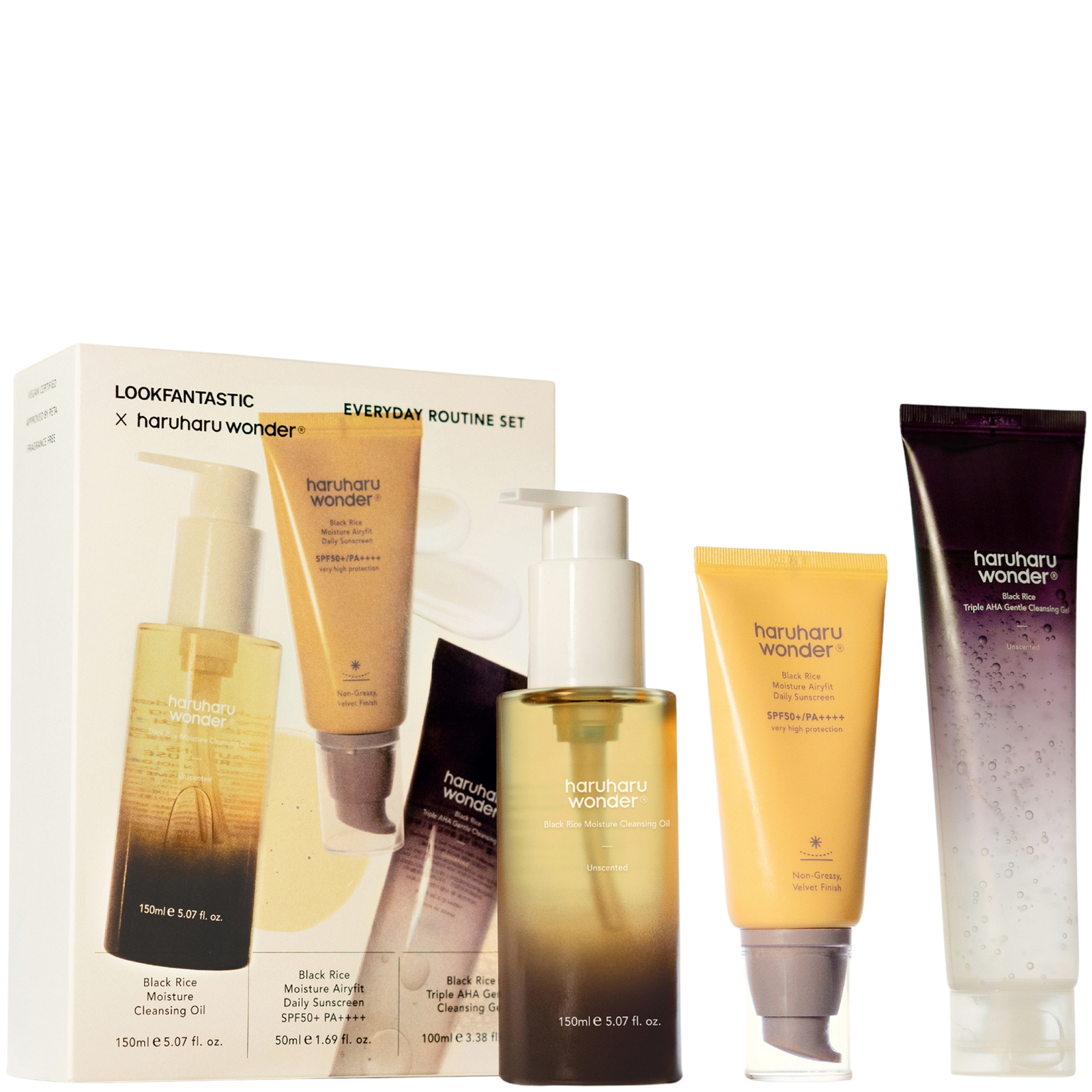 LOOK FANTASTIC X Haruharu Wonder Everyday Routine Set