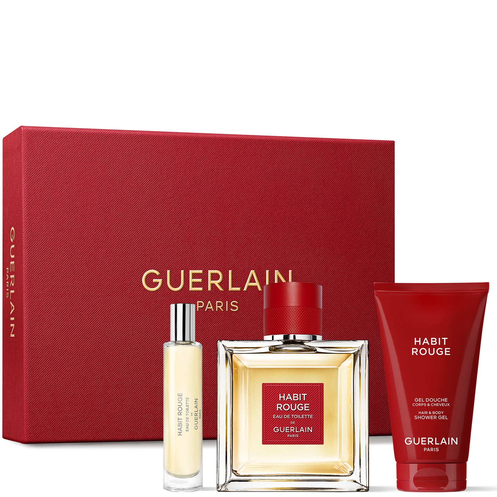 Guerlain Habit Rouge - Eau De Toilette Gift Set