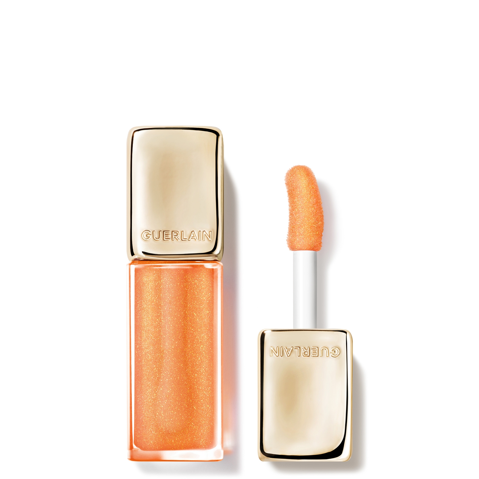 Guerlain Holiday Limited Edition Shimmering Kisskiss Bee Glow Glossy Lip Oil In Orange