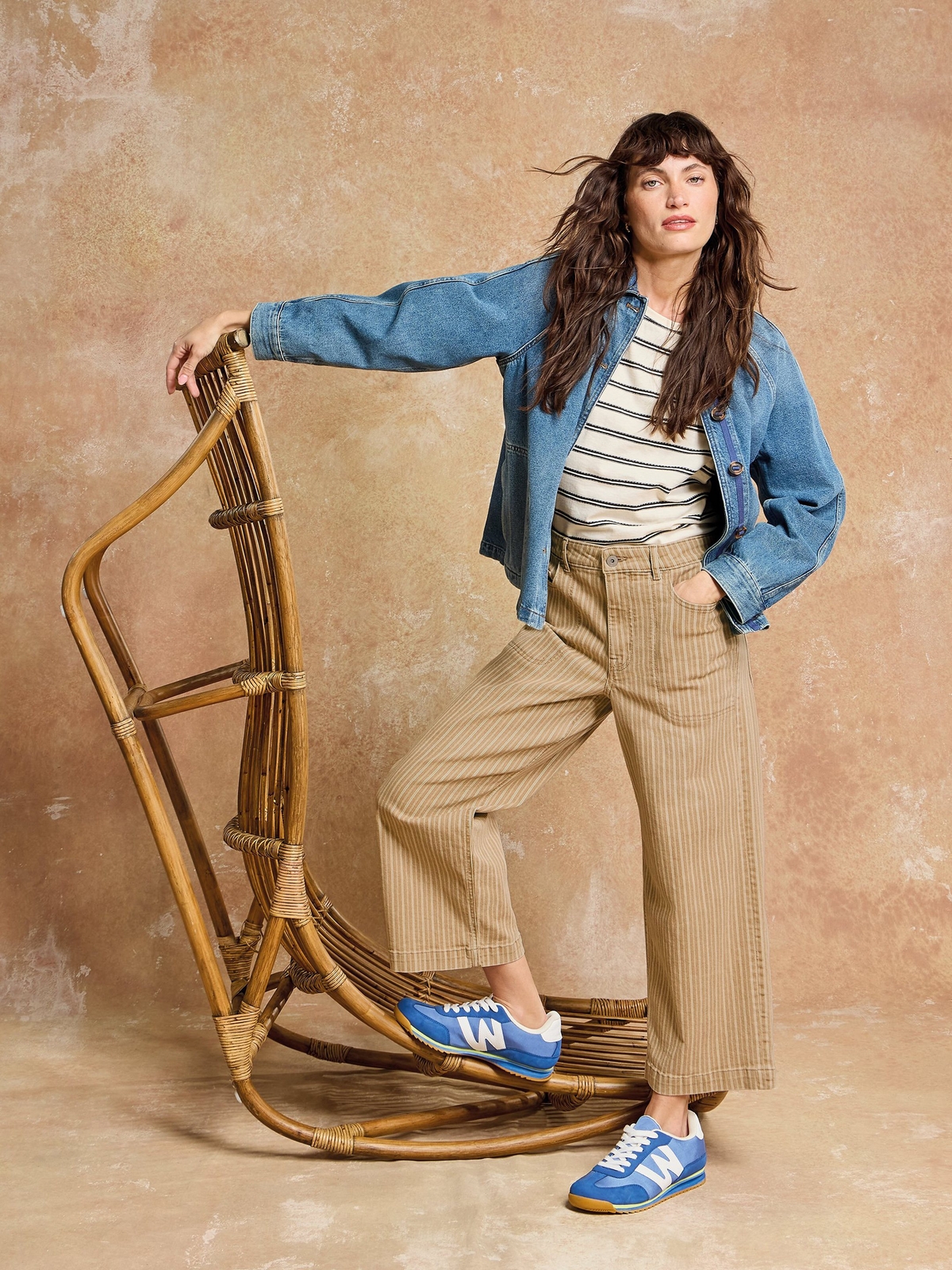 7/8-Jeans Tia mit weitem Bein - 38/R