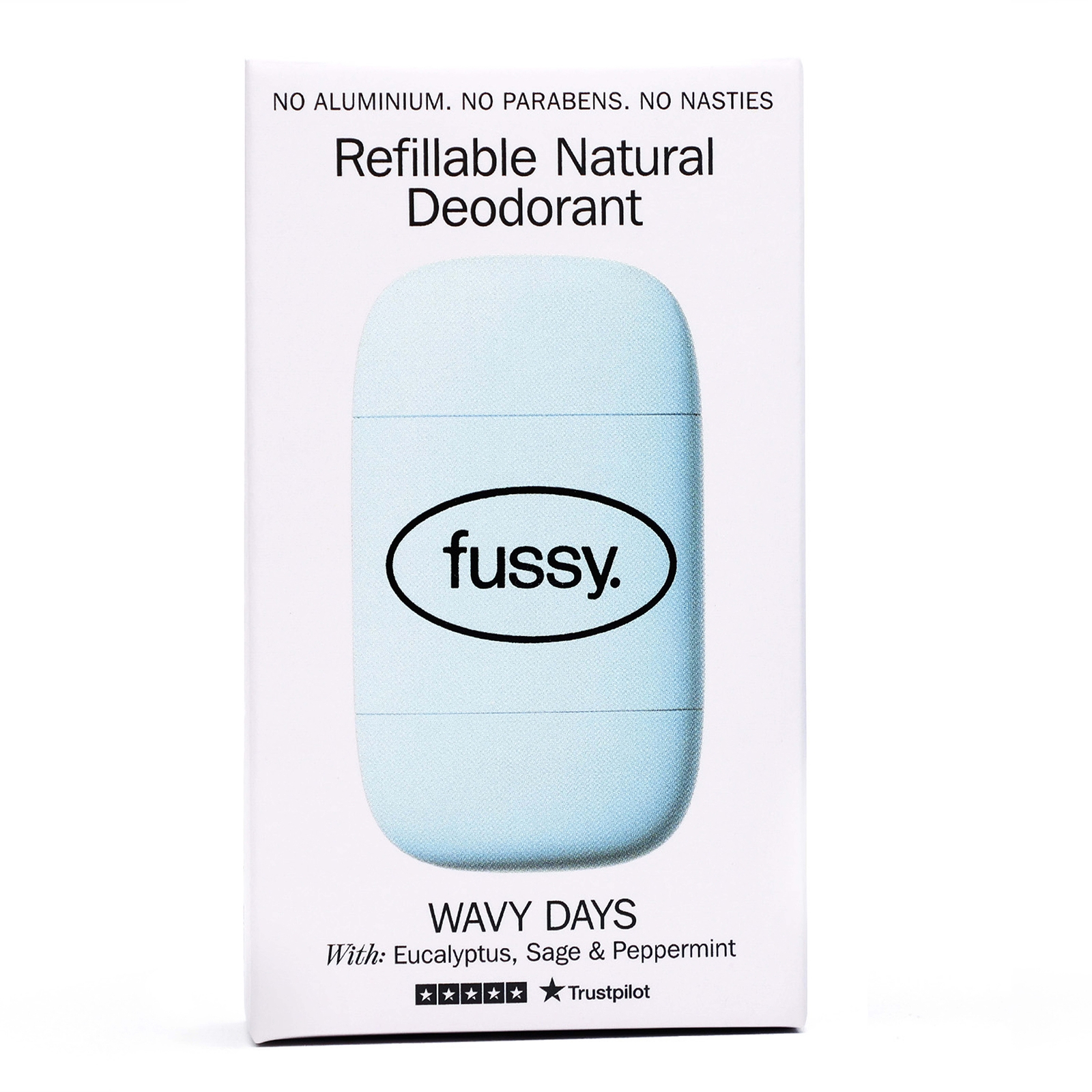 Fussy Refillable Deodorant Wavy Days 40g