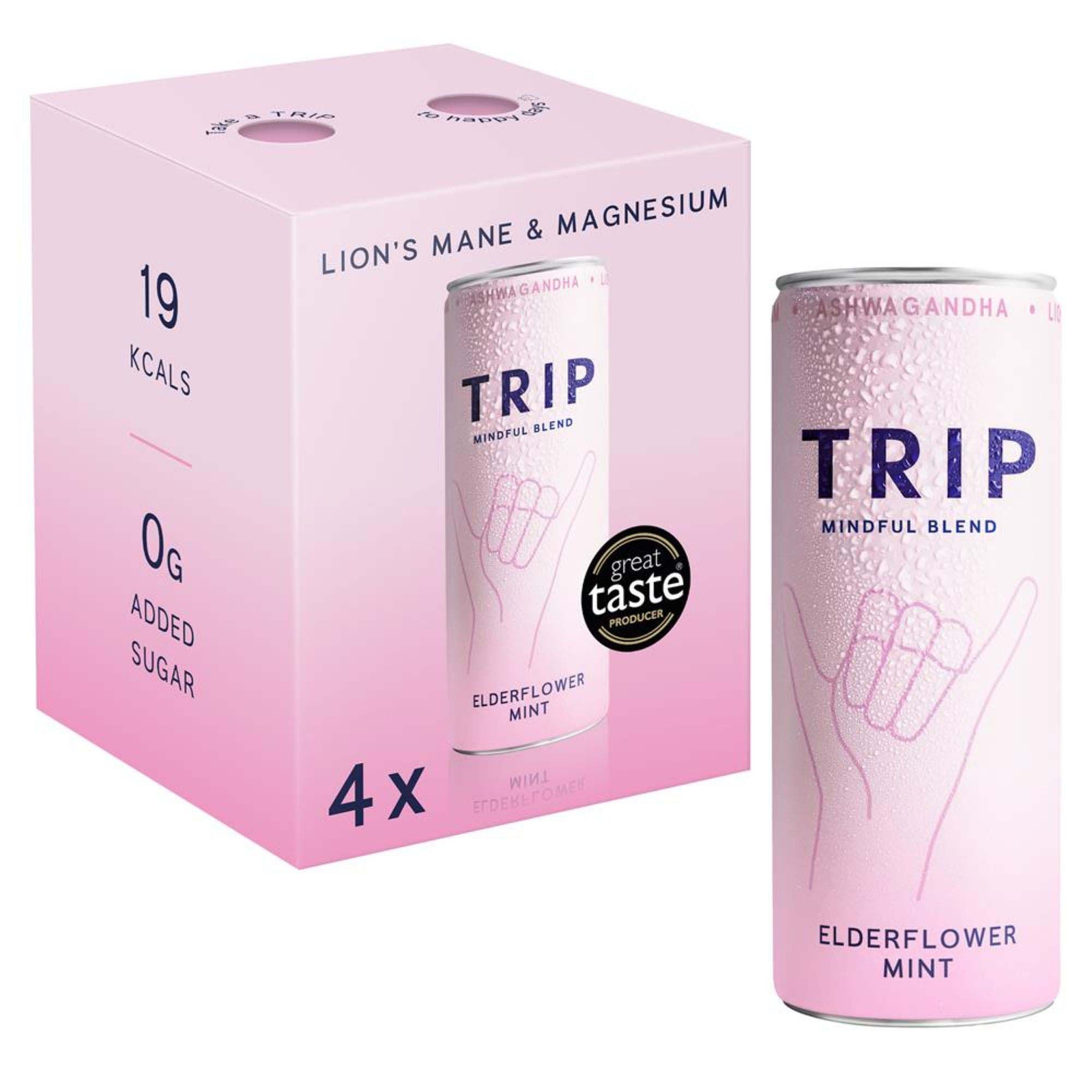 TRIP Drinks - 4servings - Elderflower Mint