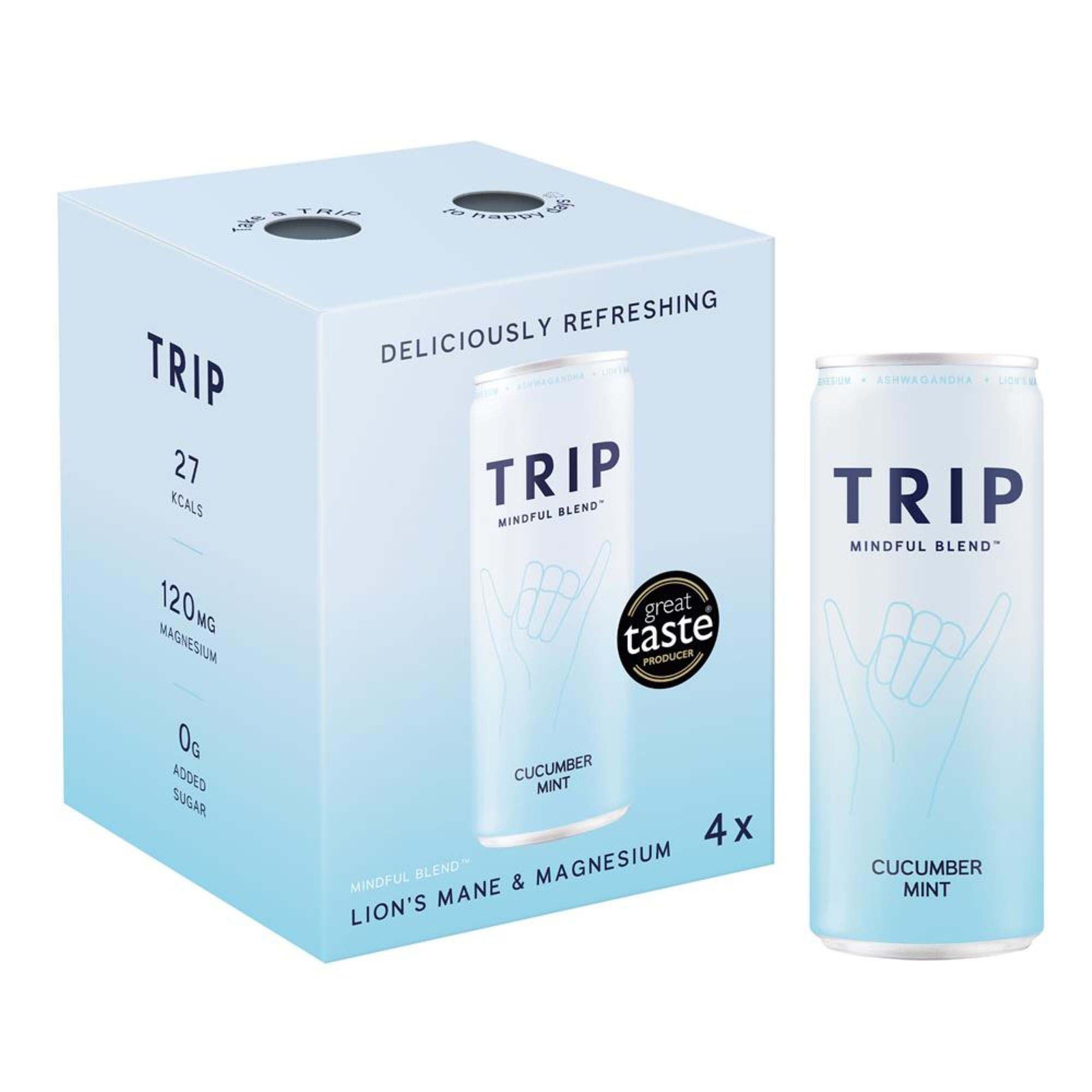 TRIP Drinks - 4servings - Cucumber Mint