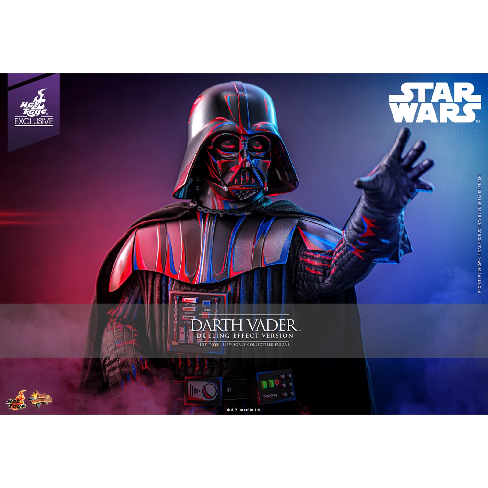 Hot Toys Star Wars Darth Vader (Dueling Effect Version) 1/6th Scale Collectible Figure (35cm)