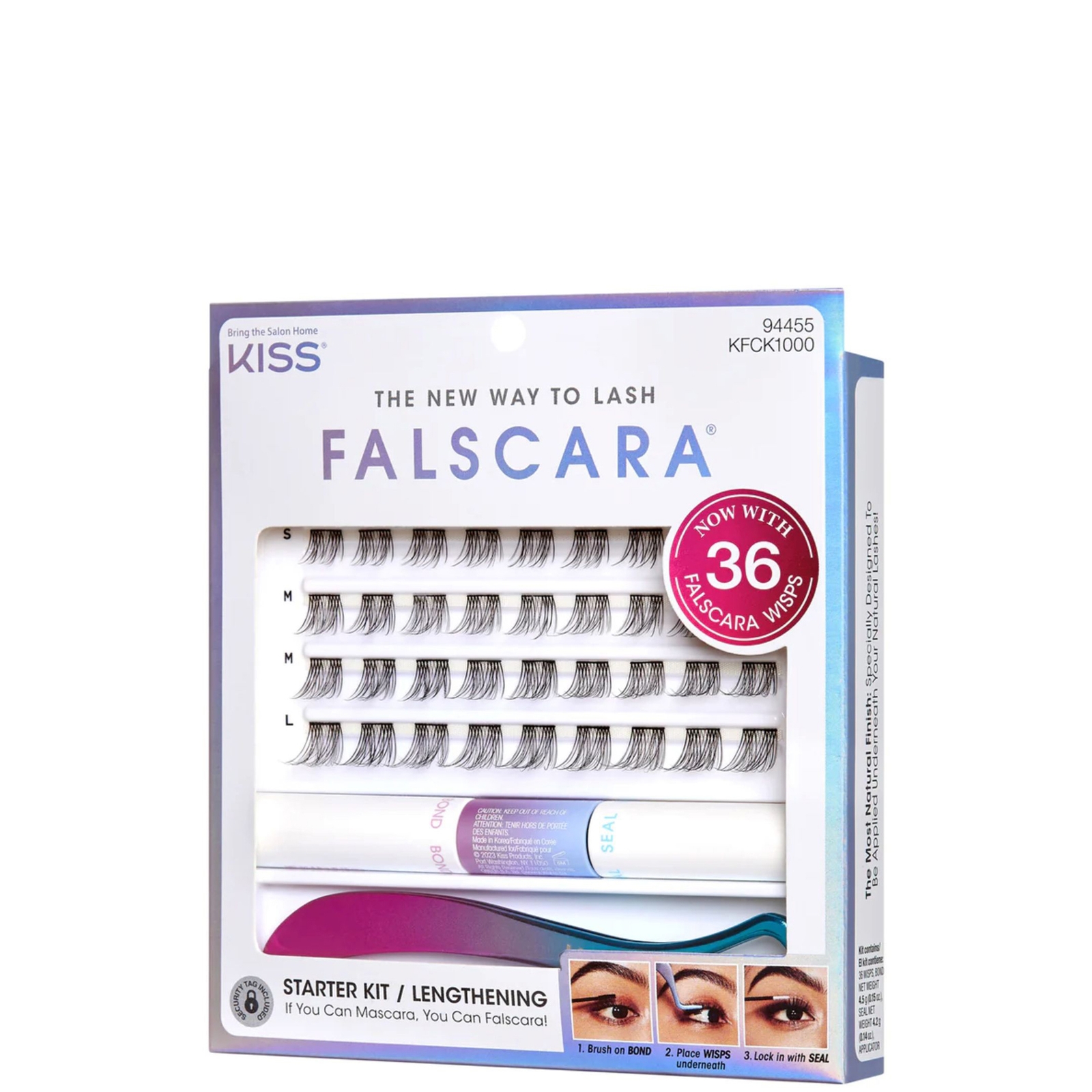 Kiss Falscara Eyelash - Wispies 100 30 pack