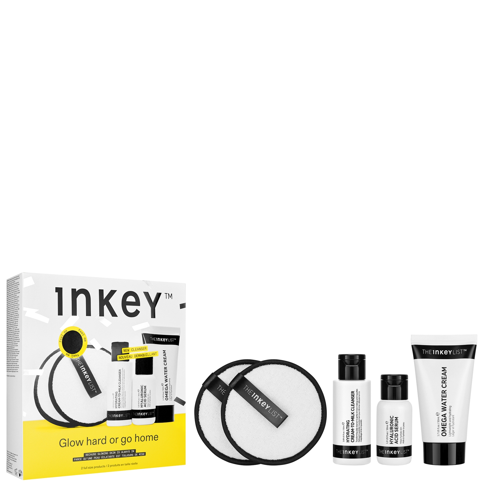 The Inkey List Inkey Face Glow Hard Trio (worth £28.50)