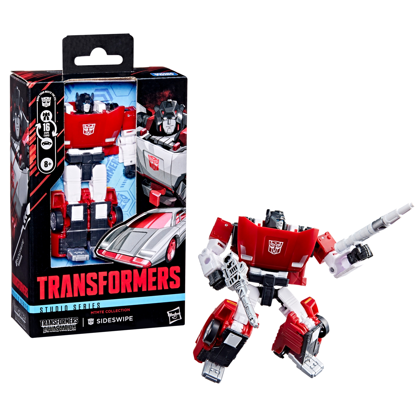 Hasbro Transformers Toys Studio Series Devastation Sideswipe 4.5  Action Figure, 8+