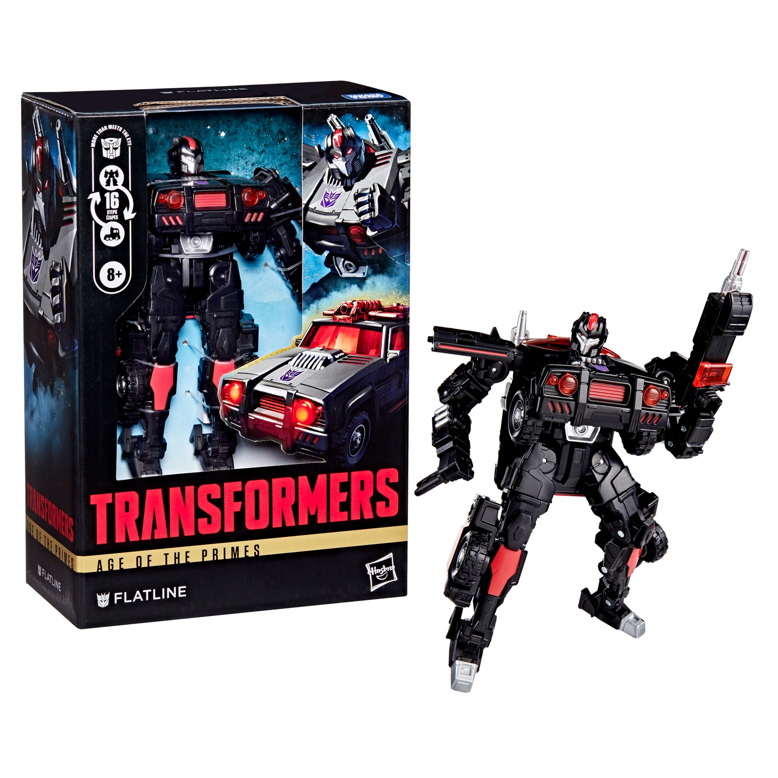 Hasbro Transformers Toys Age of the Primes Flatline 7  Action Figure, 8+