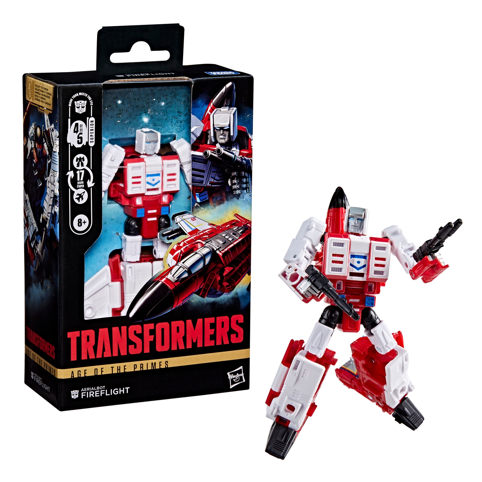 Hasbro Transformers Toys Age of the Primes Aerialbot Fireflight 5.5  Action Figure, 8+