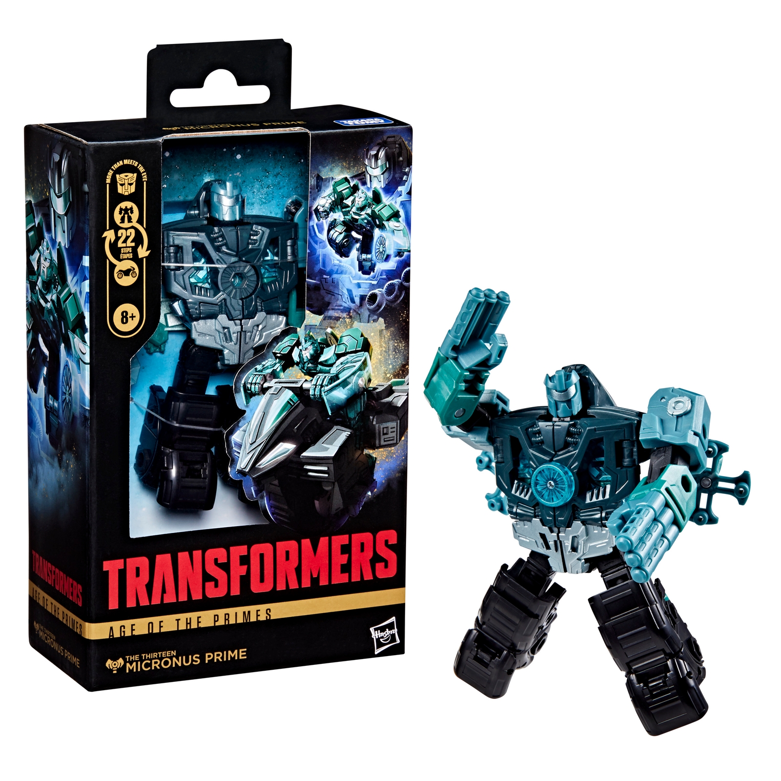 Hasbro Transformers Toys Age of the Primes The Thirteen Micronus Prime 5.5  Action Figure, 8+