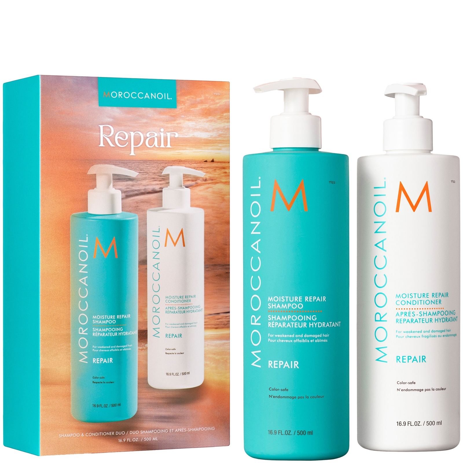 

Moroccanoil Moisture Repair Shampoo and Conditioner Duo (2x500ml)