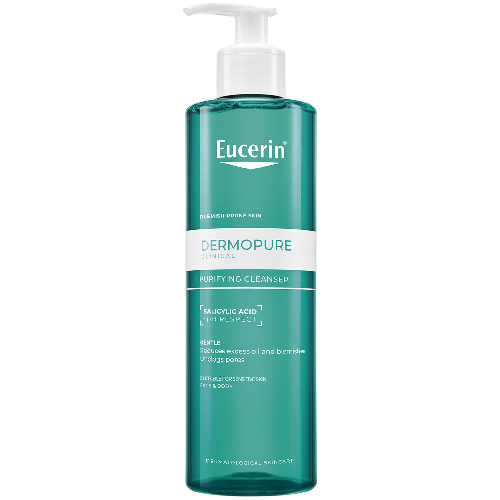 Eucerin Dermopure Clinical Gentle Purifying Cleansing Gel 400ml