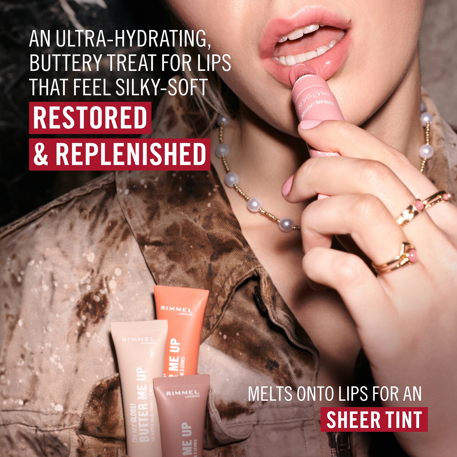 Thumbnail - Rimmel London Oh My Gloss! Butter Me Up Lip Butter Balm 15ml (Various Shades) - 003 Bubble Gum