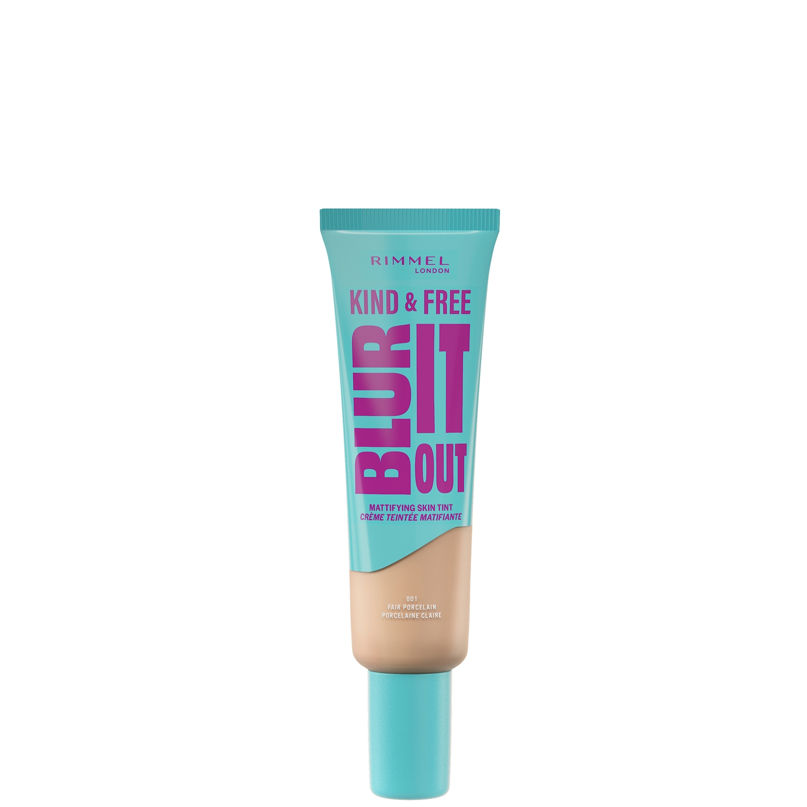 Rimmel London Kind & Free Blur It Out Mattifying Skin Tint 30ml (various Shades) - 001 Fair Porcelain