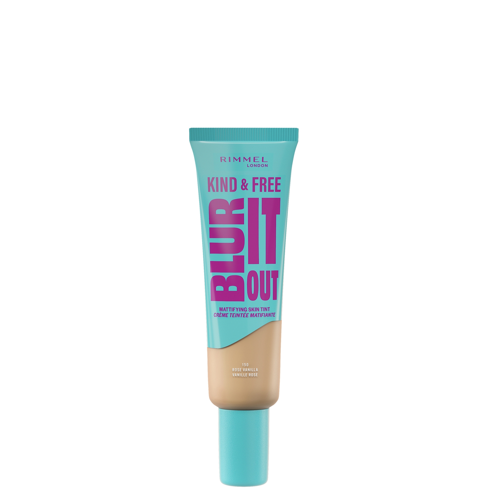

Rimmel London Kind & Free BLUR IT OUT Mattifying Skin Tint 30ml (Various Shades) - 150 Rose Vanilla