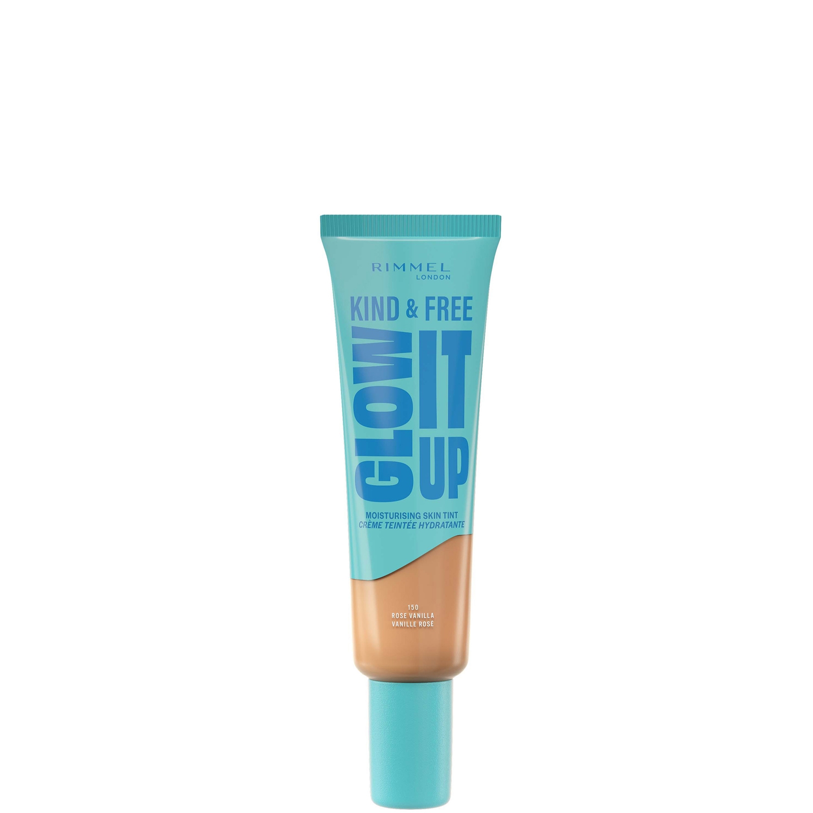 Rimmel London Kind & Free Glow It Up Moisturising Skin Tint 30ml (various Shades) - 150 Rose Vanilla