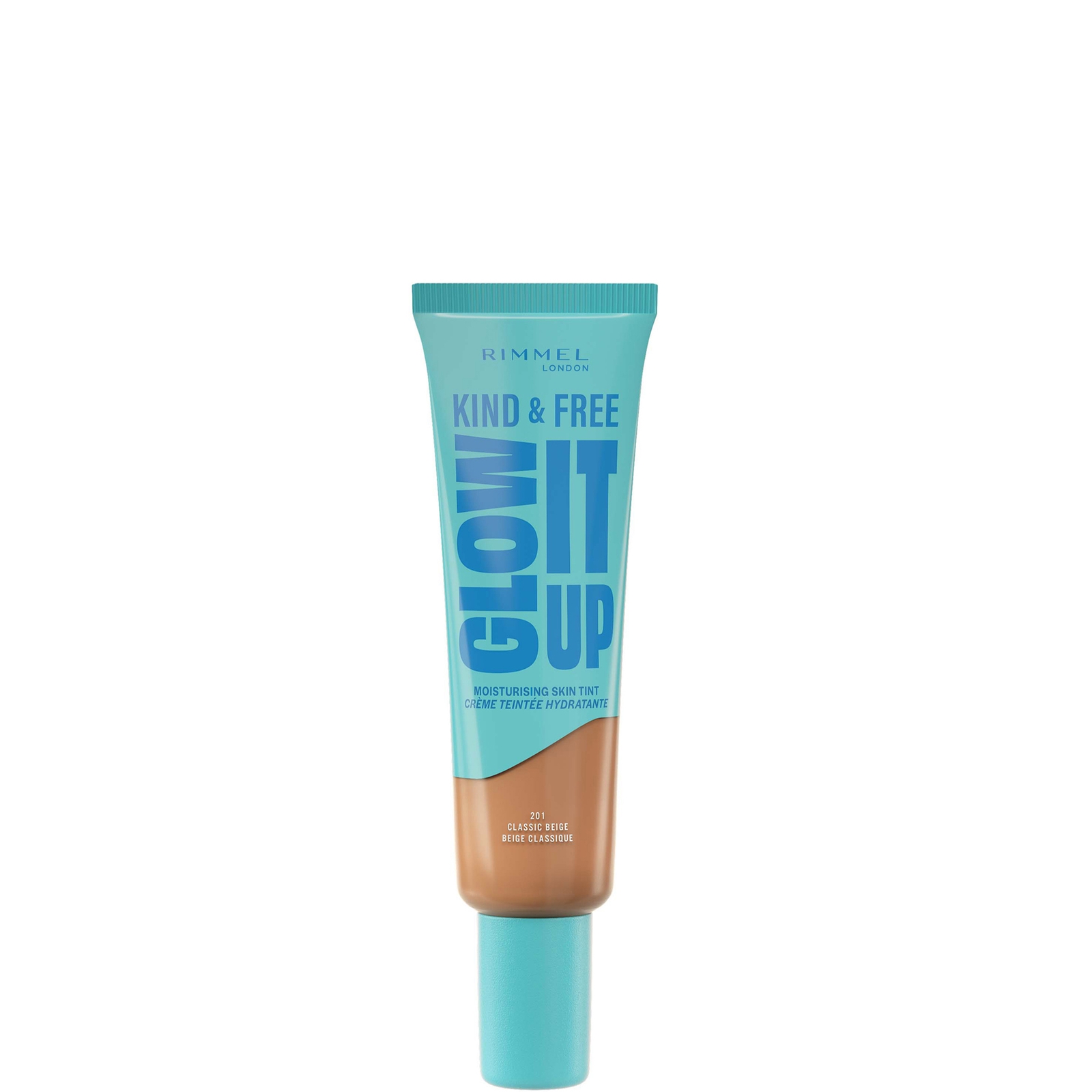 Rimmel London Kind & Free Glow It Up Moisturising Skin Tint 30ml (various Shades) - 201 Classic Beige