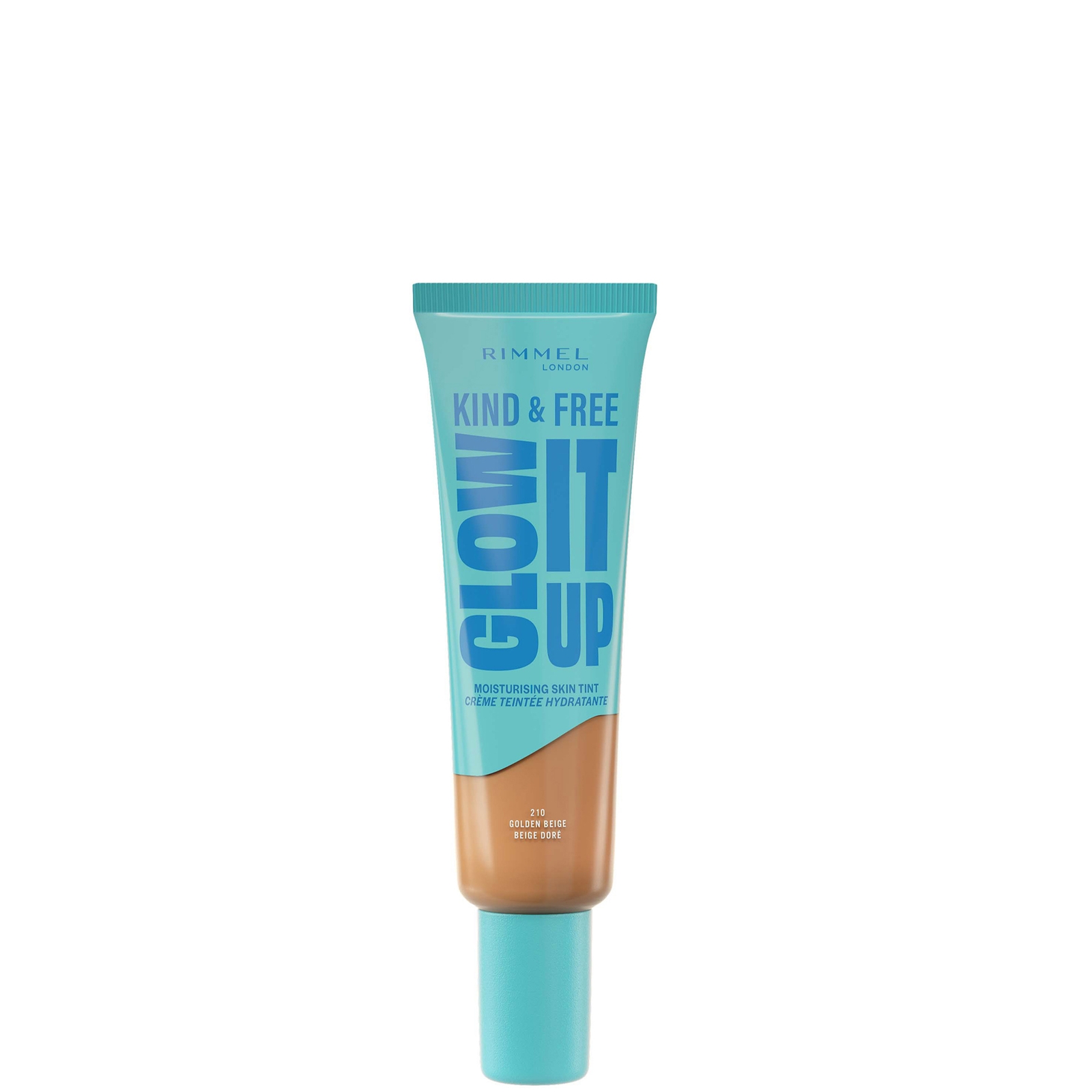 Rimmel London Kind & Free Glow It Up Moisturising Skin Tint 30ml (various Shades) - 210 Golden Beige