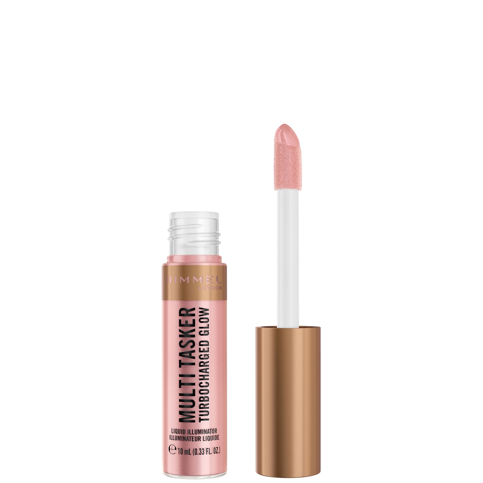 Rimmel Multi Tasker Turbocharged Glow Liquid Illuminator 10ml (Various Shades) - 005 Iconic as Usual