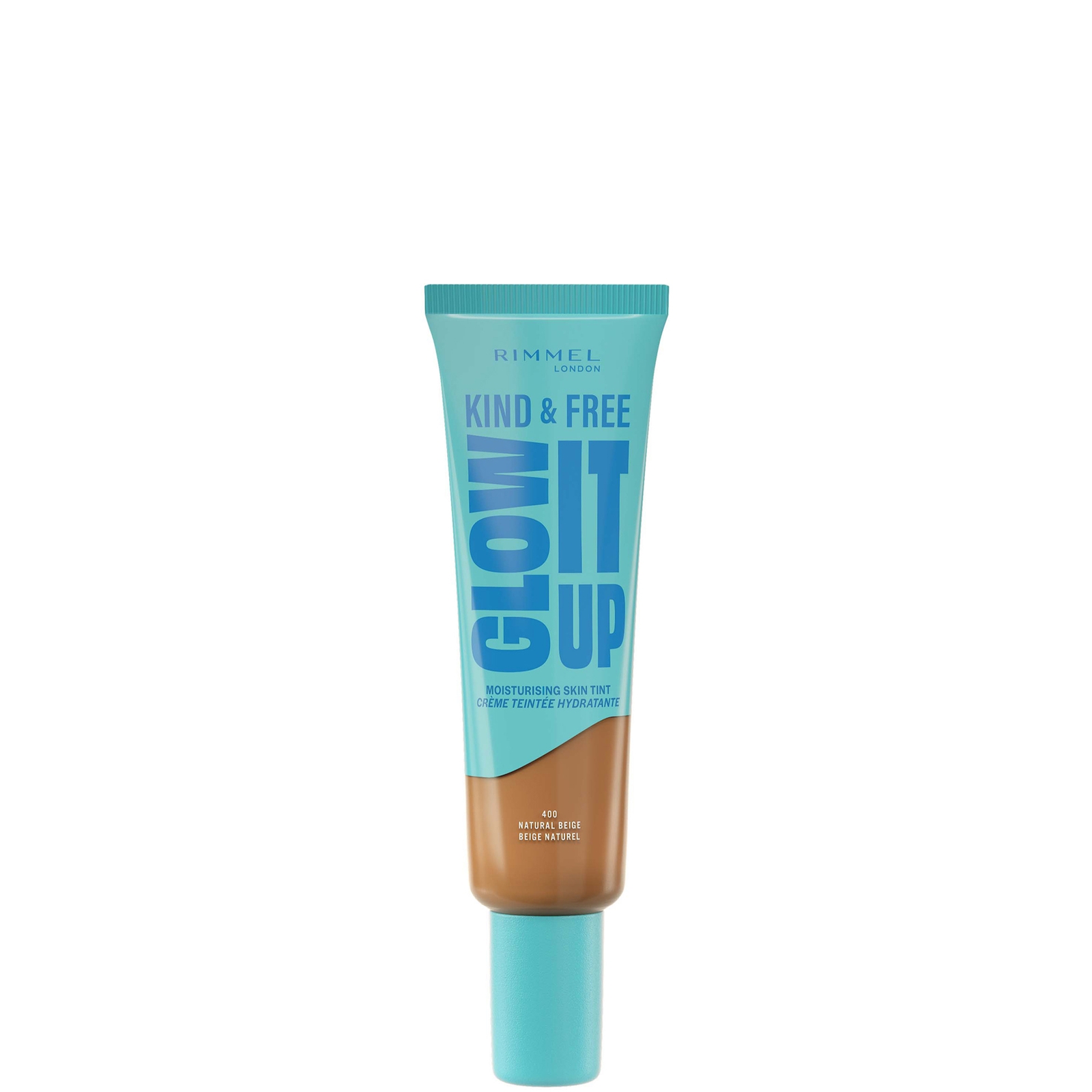 Rimmel London Kind & Free Glow It Up Moisturising Skin Tint 30ml (various Shades) - 400 Natural Beige