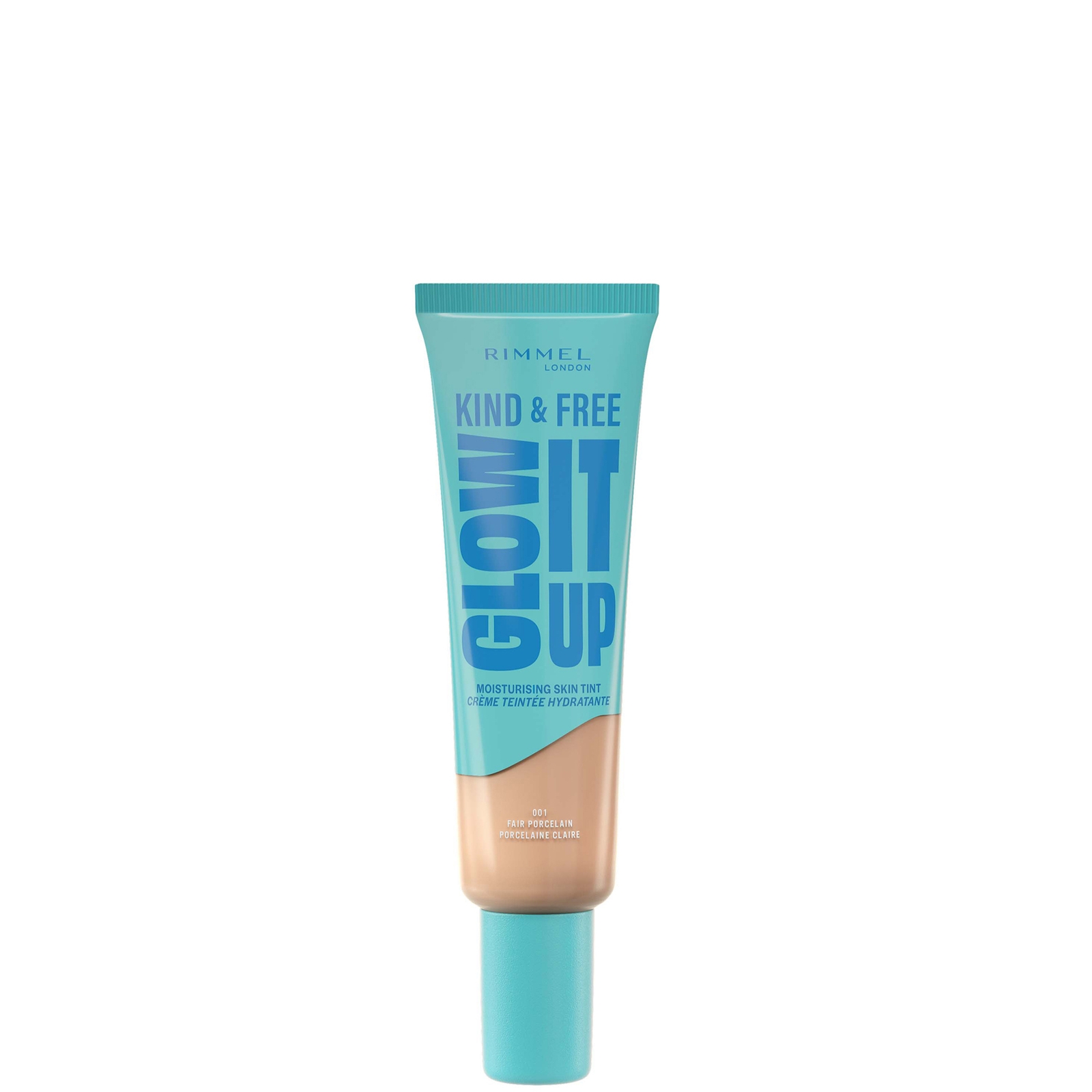 Rimmel London Kind & Free Glow It Up Moisturising Skin Tint 30ml (various Shades) - 001 Fair Porcelain