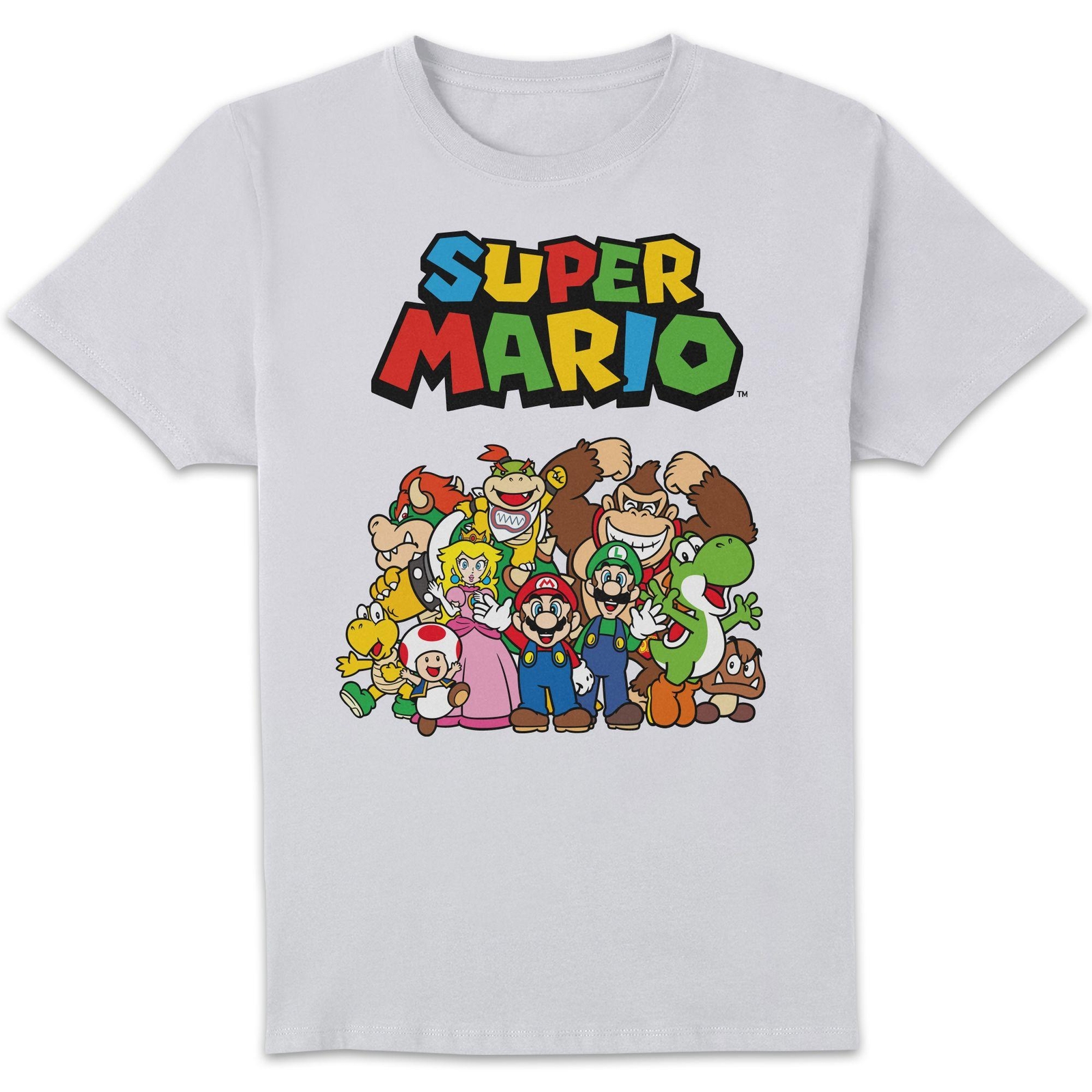 Nintendo Super Mario Squad Unisex T-Shirt - White - XXL