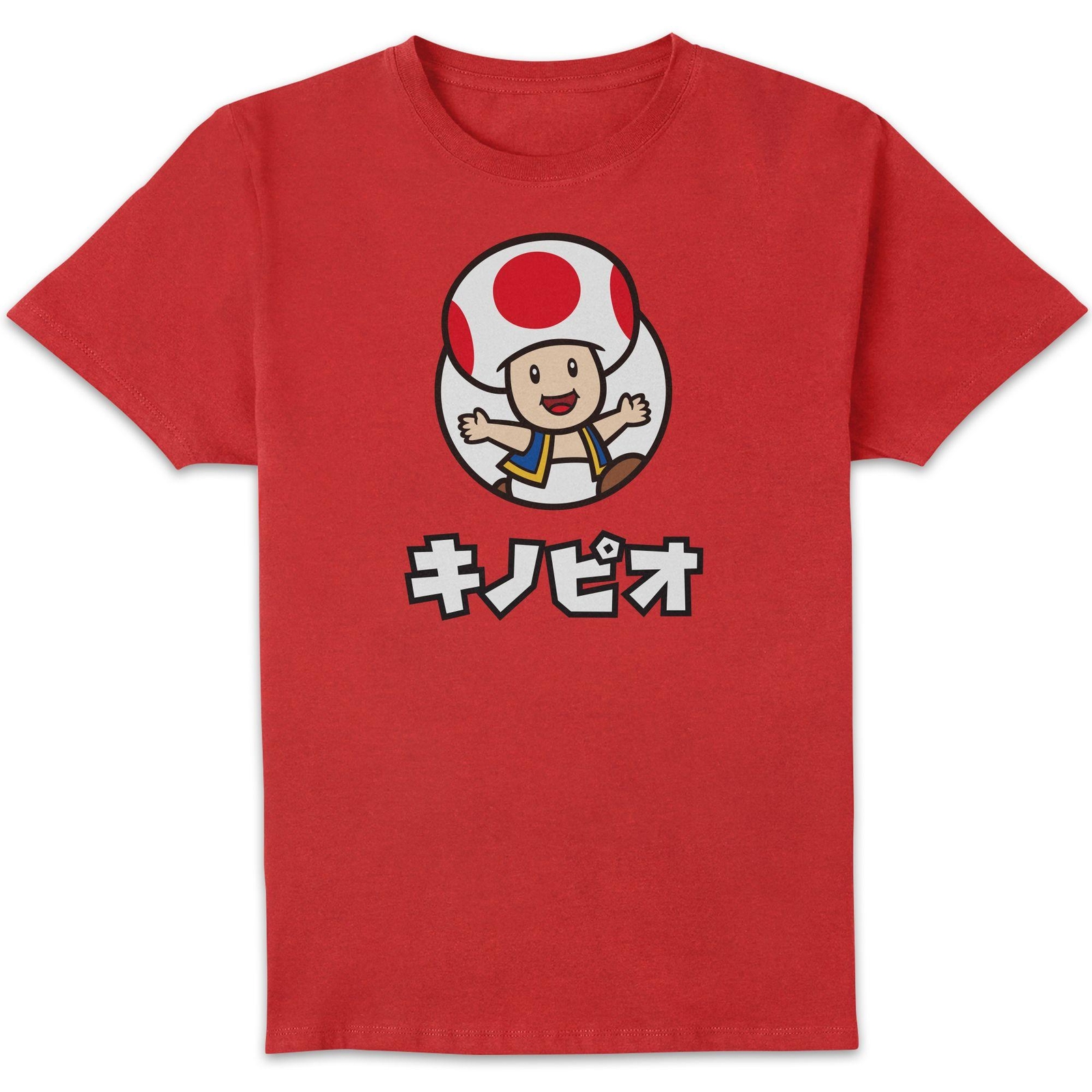 Nintendo Super Mario Toad Unisex T-Shirt - Red - M