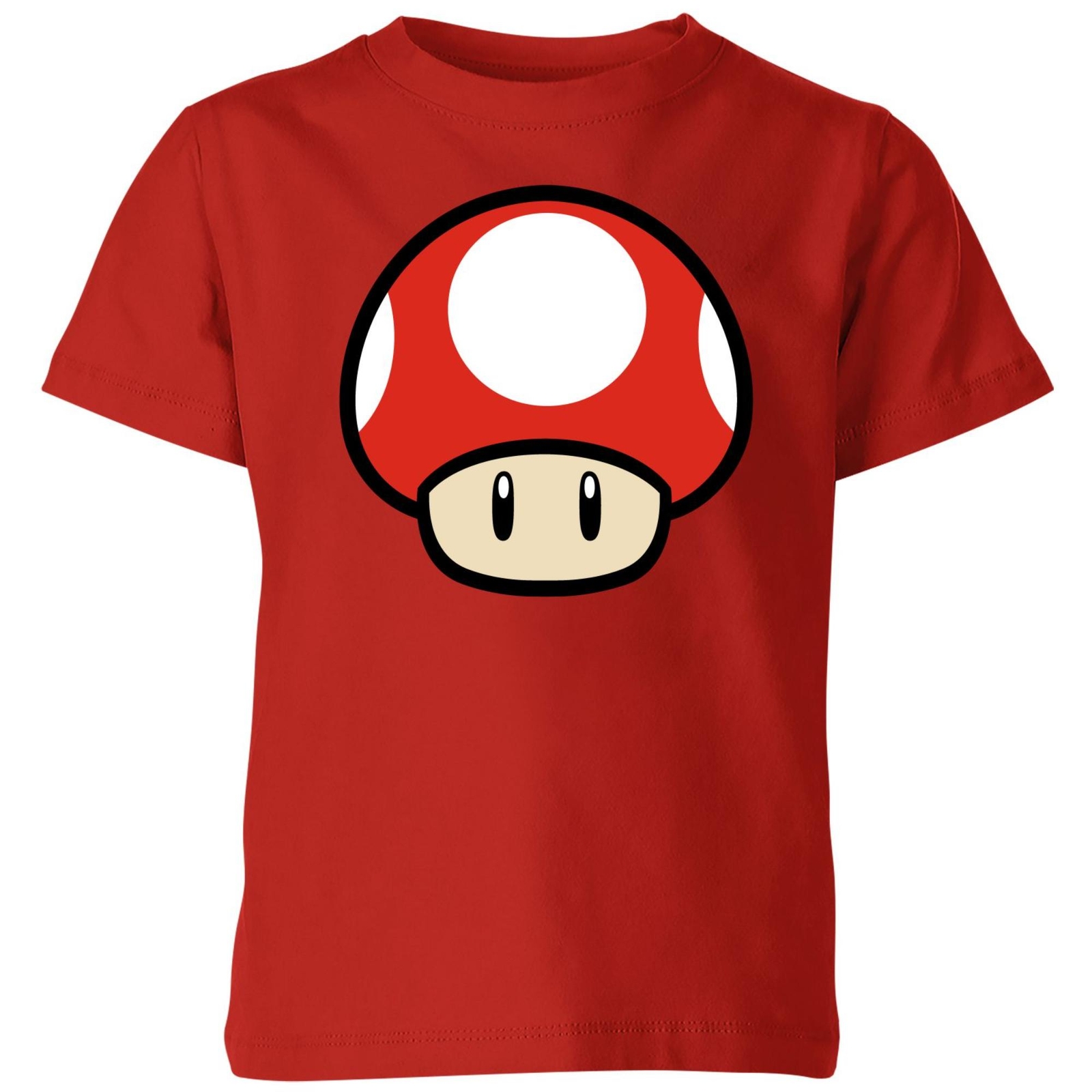Nintendo Super Mario Power Up Mushroom Kids' T-Shirt - Red - 3-4 Years