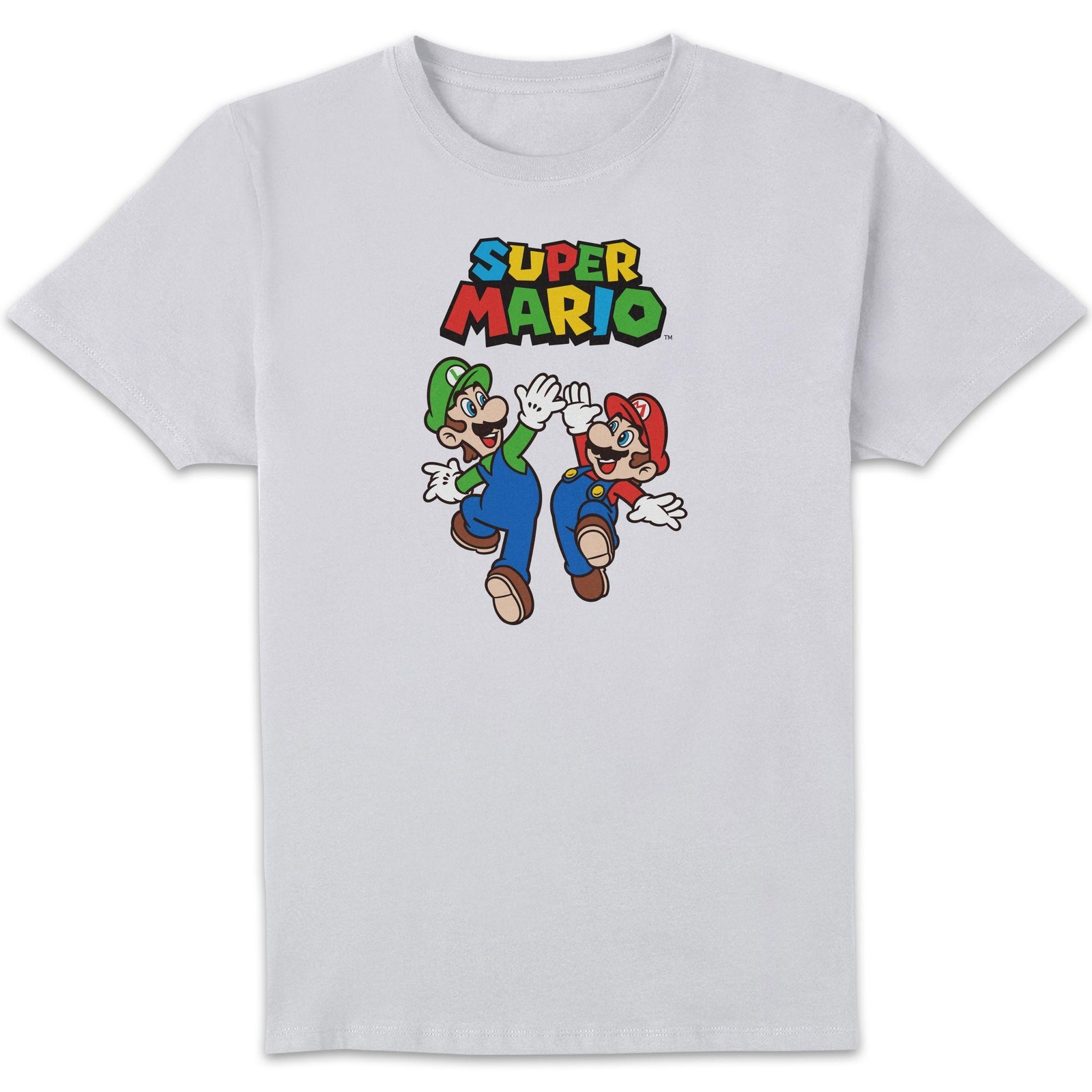 Nintendo Super Mario And Luigi Unisex T-Shirt - White - M
