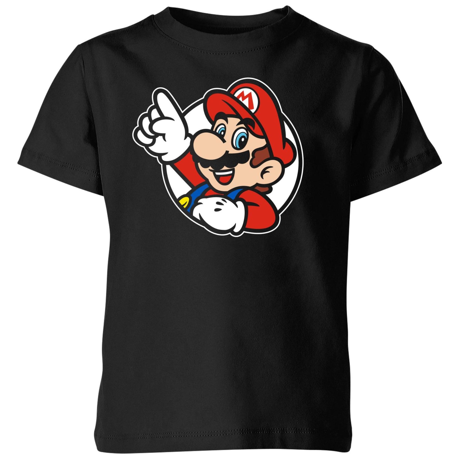 Nintendo Super Mario It's A Me Mario Kids' T-Shirt - Black - 3-4 Years