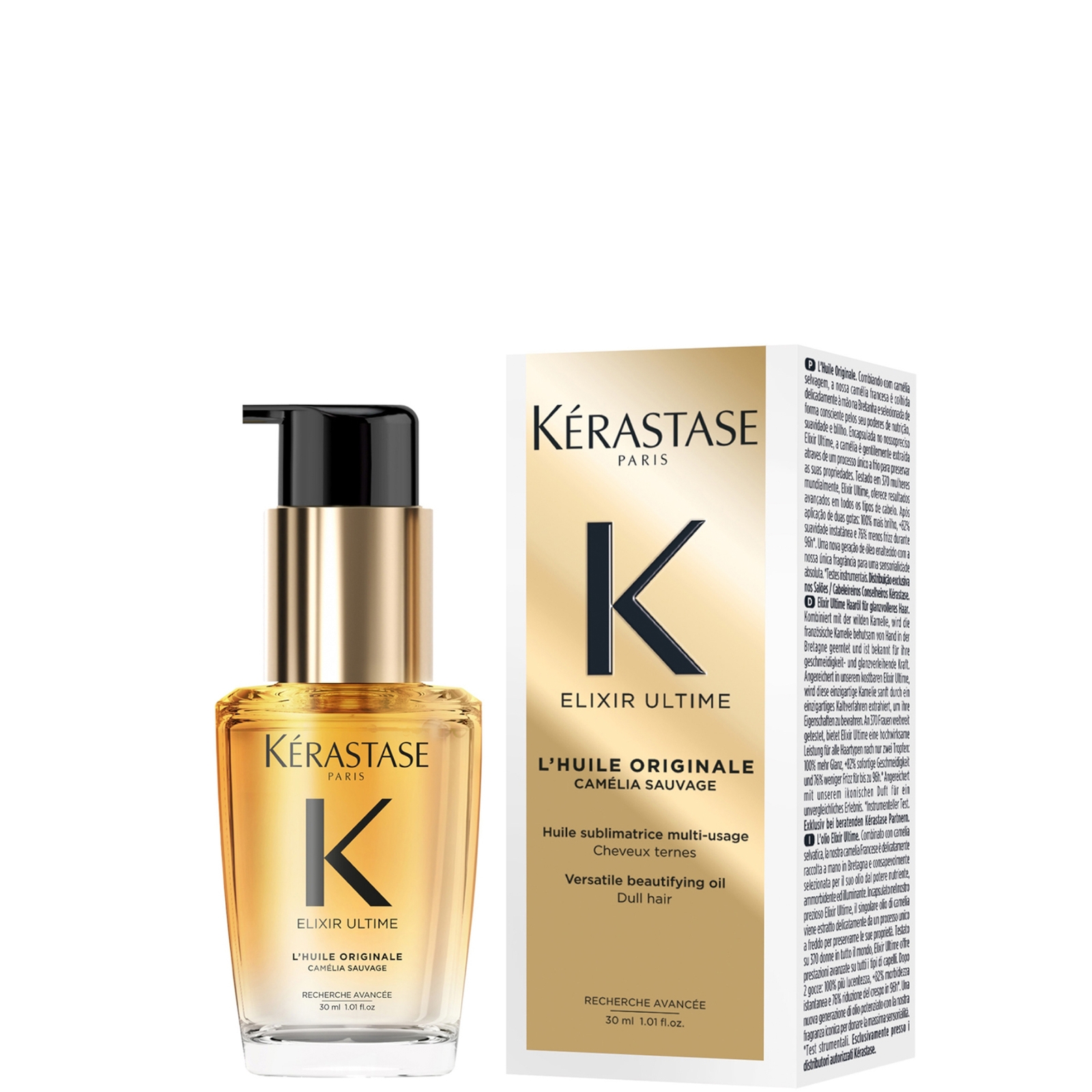 Thumbnail - Kérastase Nutritive 8Hour Serum & Elixir Hair Oil with Nutritive Shampoo and Conditioner Bundle