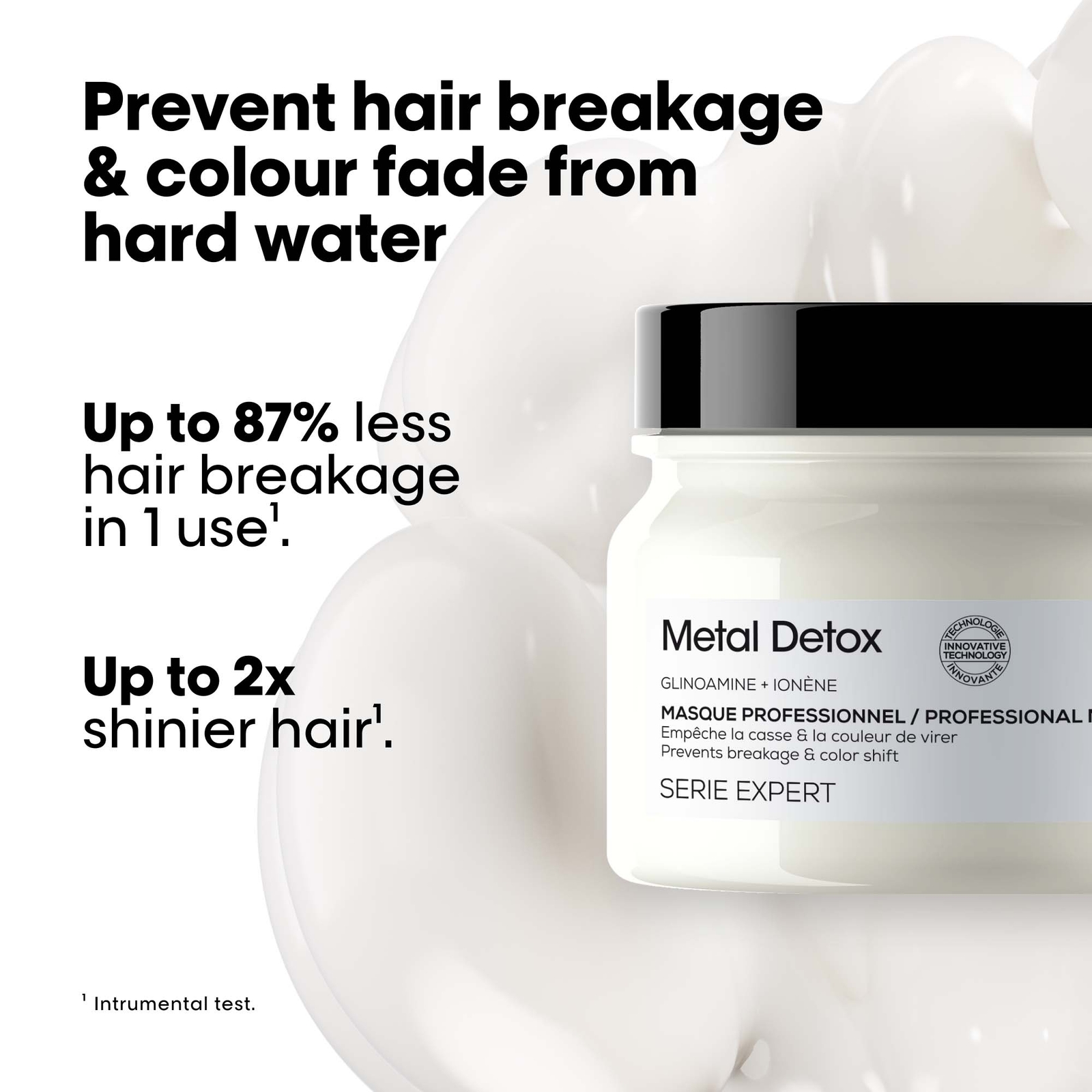 Thumbnail - L'Oréal Professionnel Ultimate Repair Treatment Set: Metal Detox Hair Mask 150ml & Absolut Repair Molecular Bi-Phase Hai...