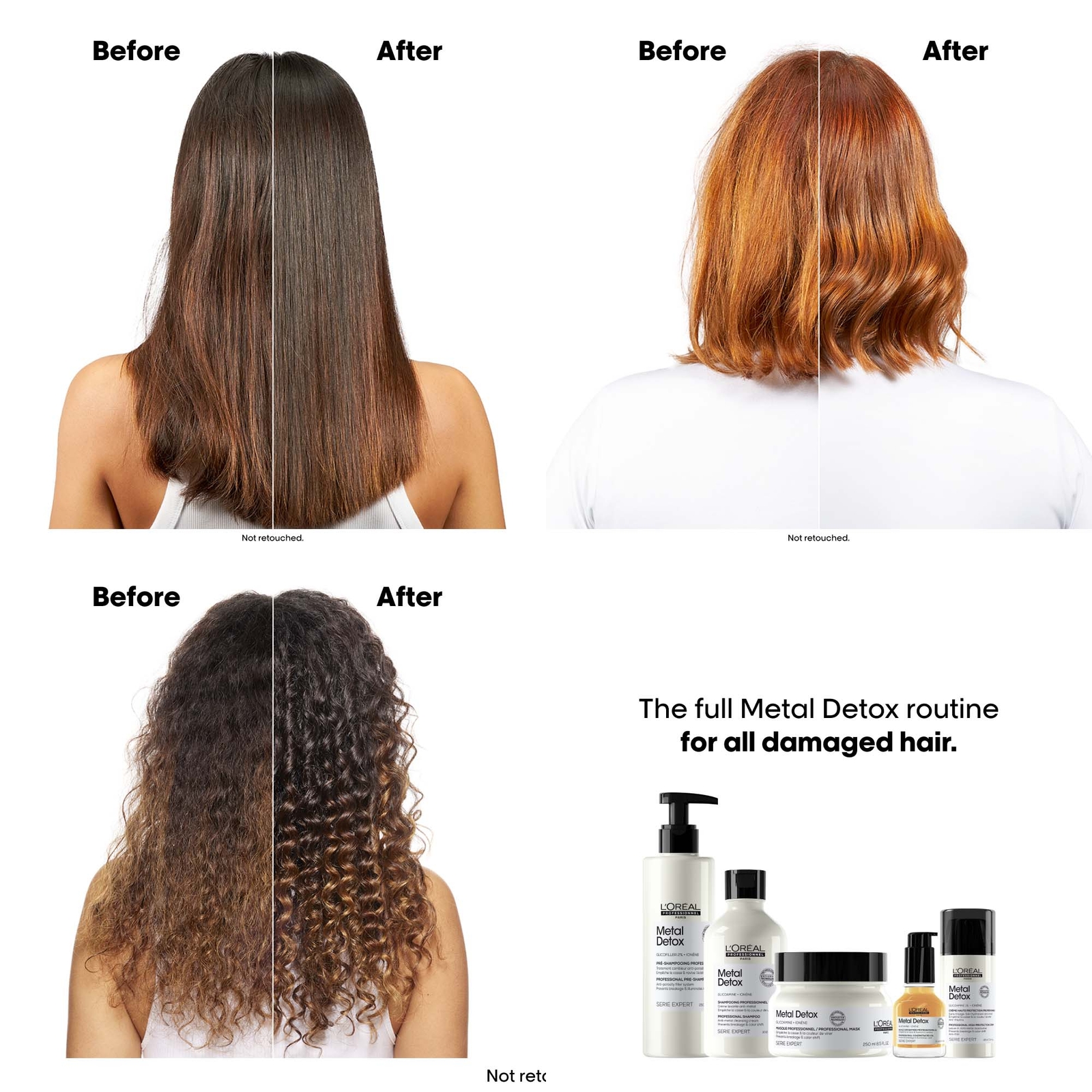 Thumbnail - L'Oréal Professionnel Metal Detox Clarifying Shampoo 300ml & Hair Mask 150ml, Prevent Breakage & Colour Fade from Hard W...
