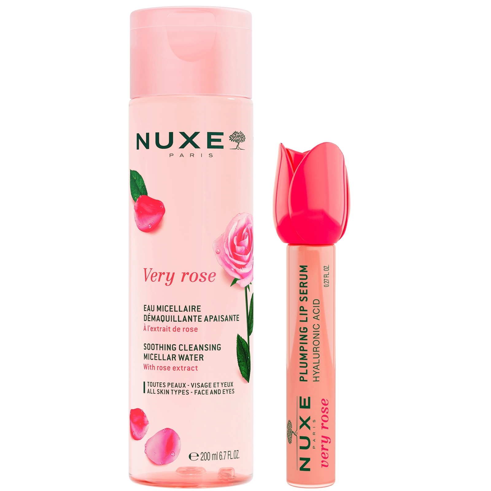 Nuxe Very Rose Lipcare & Cleansing Water Bundle