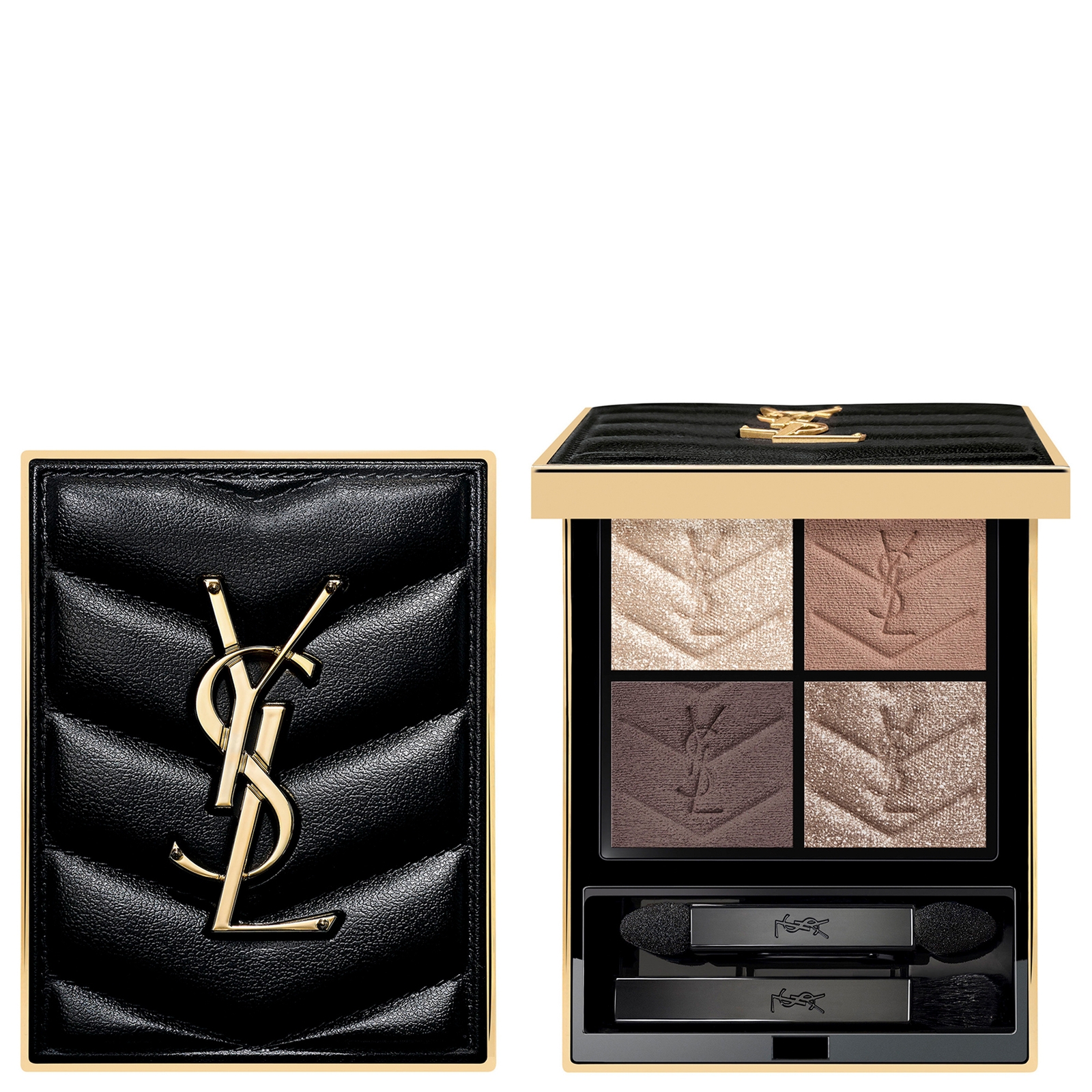 Ysl Yves Saint Laurent Couture Mini Clutch Pallet (various Shades) - 720 Captivating Dunes In Sand
