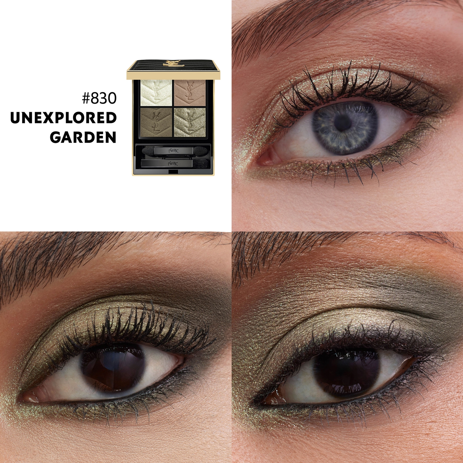 Thumbnail - Yves Saint Laurent Couture Mini Clutch Palette (Verschiedene Farbtöne) - 830 Unexplored Garden