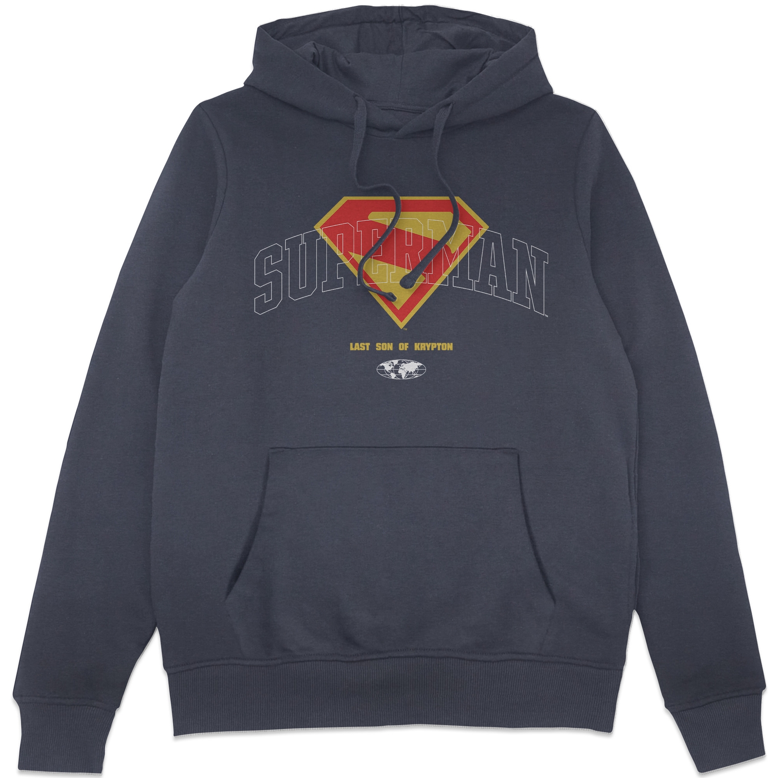 DC Comics Superman 'Last Son Of Krypton' Hoodie - Navy - XXL
