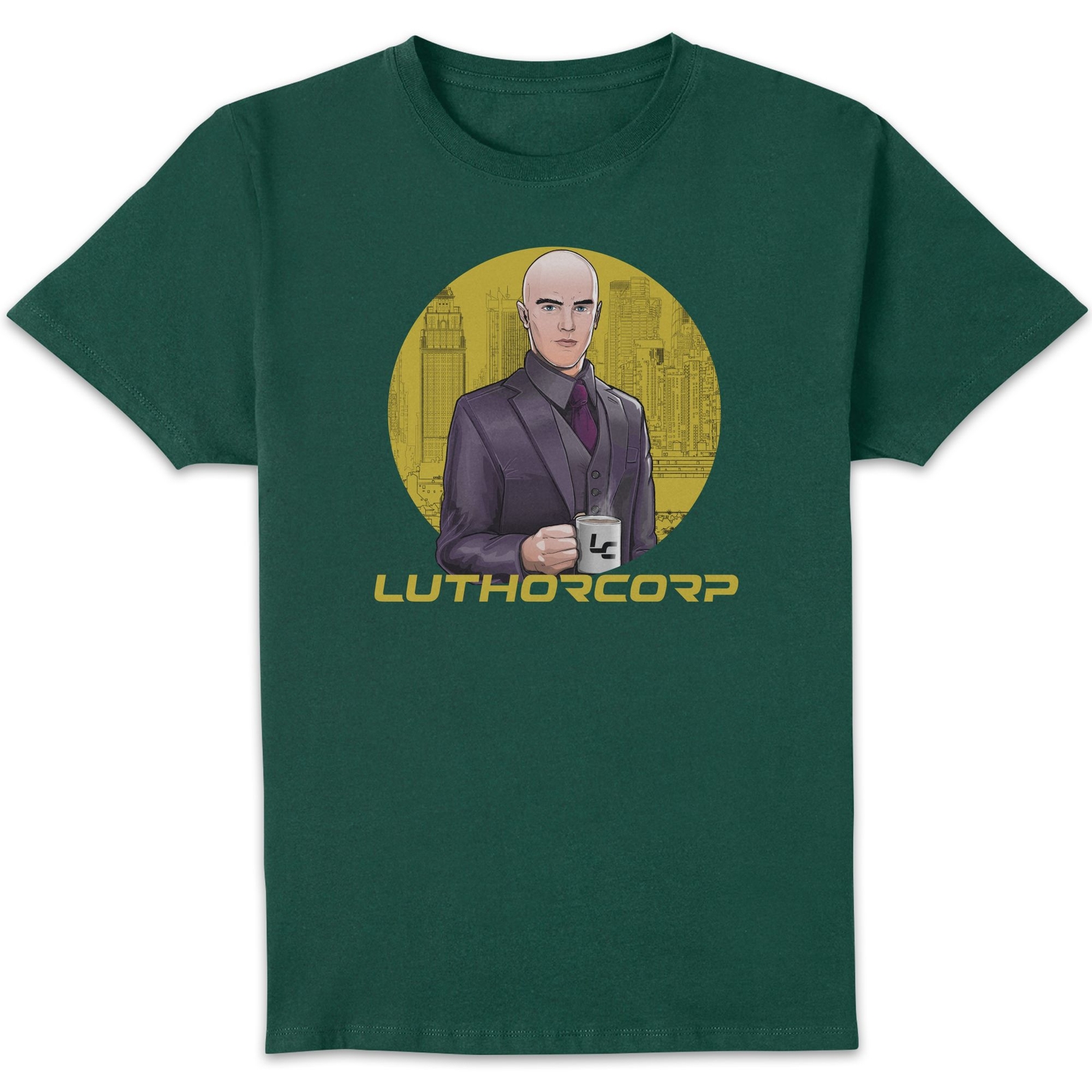 DC Comics Superman Lex Luthor Unisex T-Shirt - Green - M