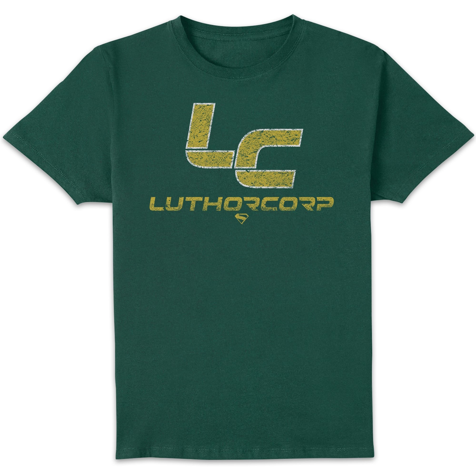 DC Comics Superman Luthercorp  Unisex T-Shirt - Green - XL
