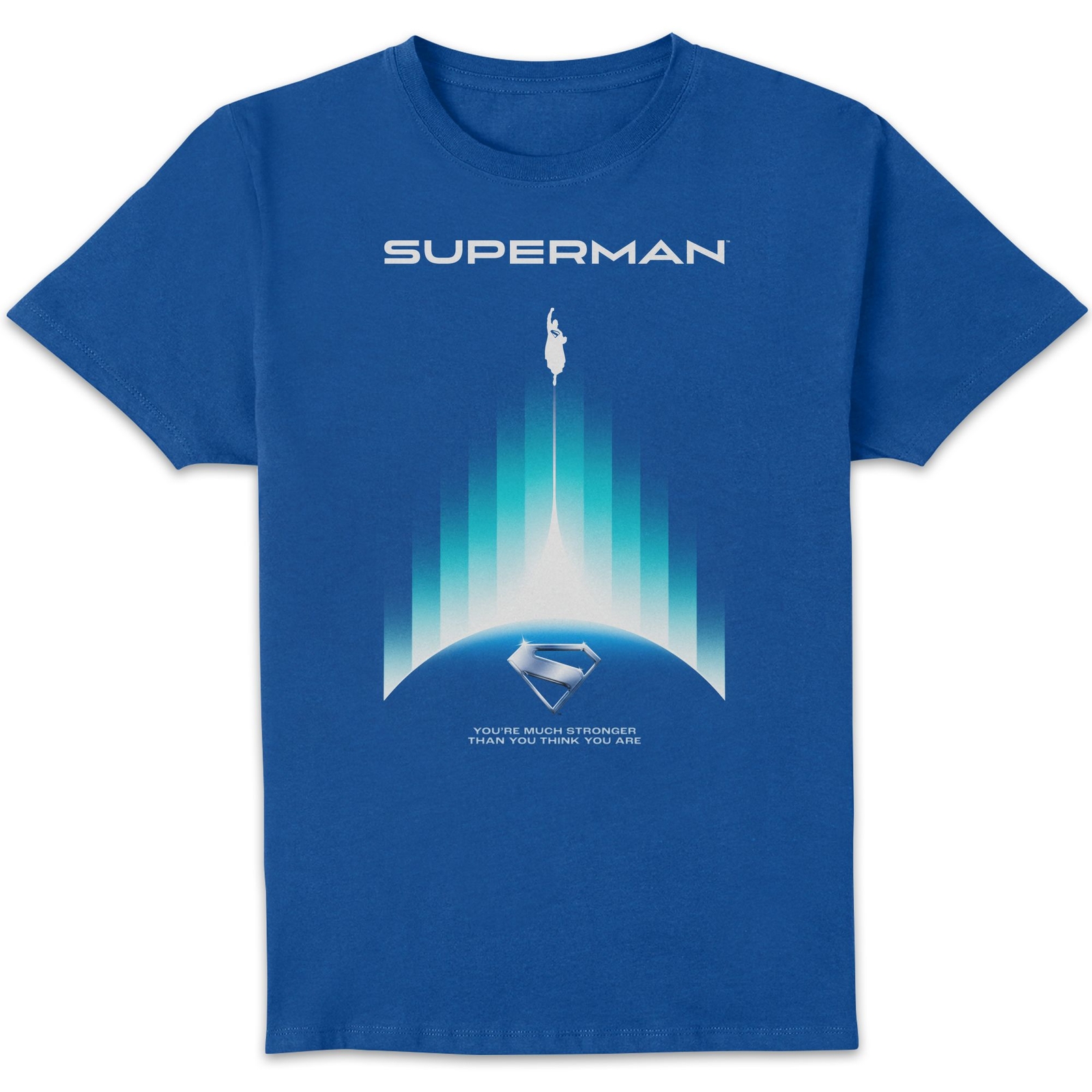 DC Comics Superman You're Much Stronger Than You Think You Are Unisex T-Shirt - Blue - XL