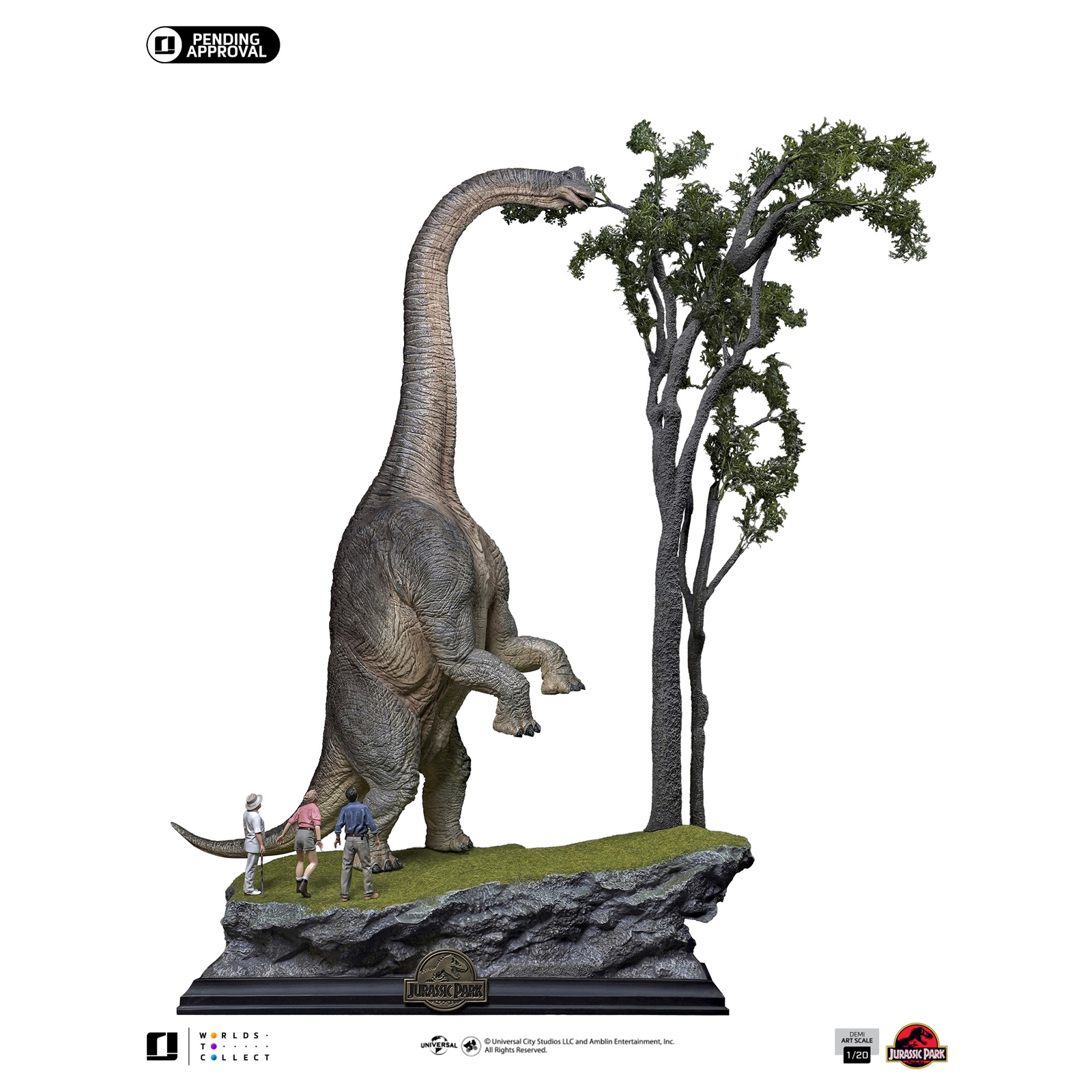 Iron Studios Jurassic Park Welcome to the Jurassic Park  Special Edition  Demi Art Scale 1/20 Statue